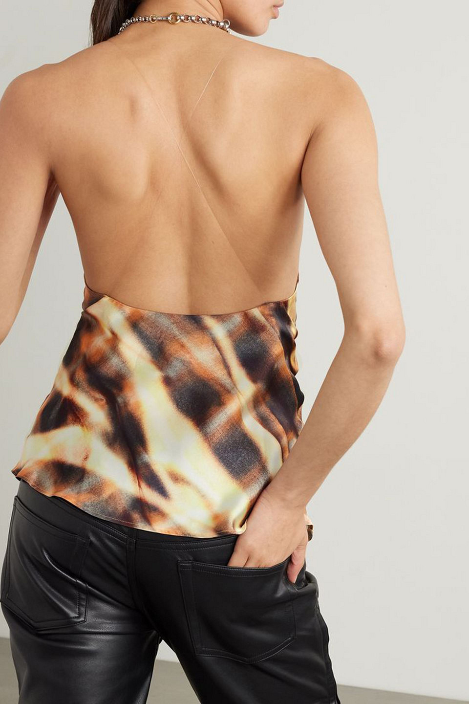 Y/project Printed Top In Orange