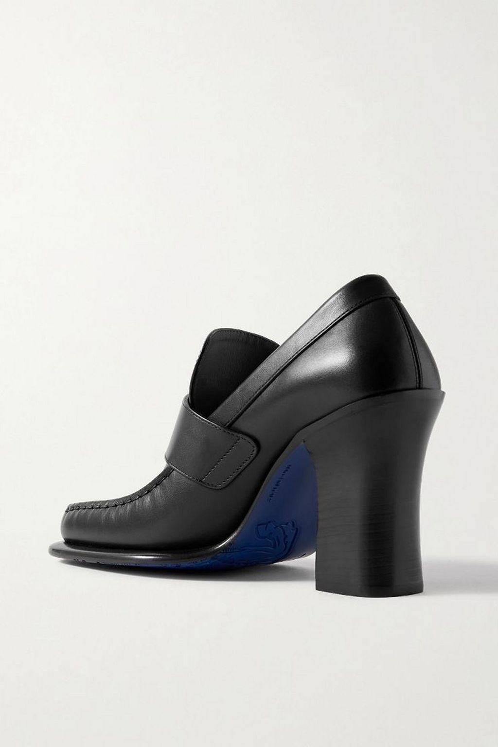 BURBERRY Embellished leather pumps
