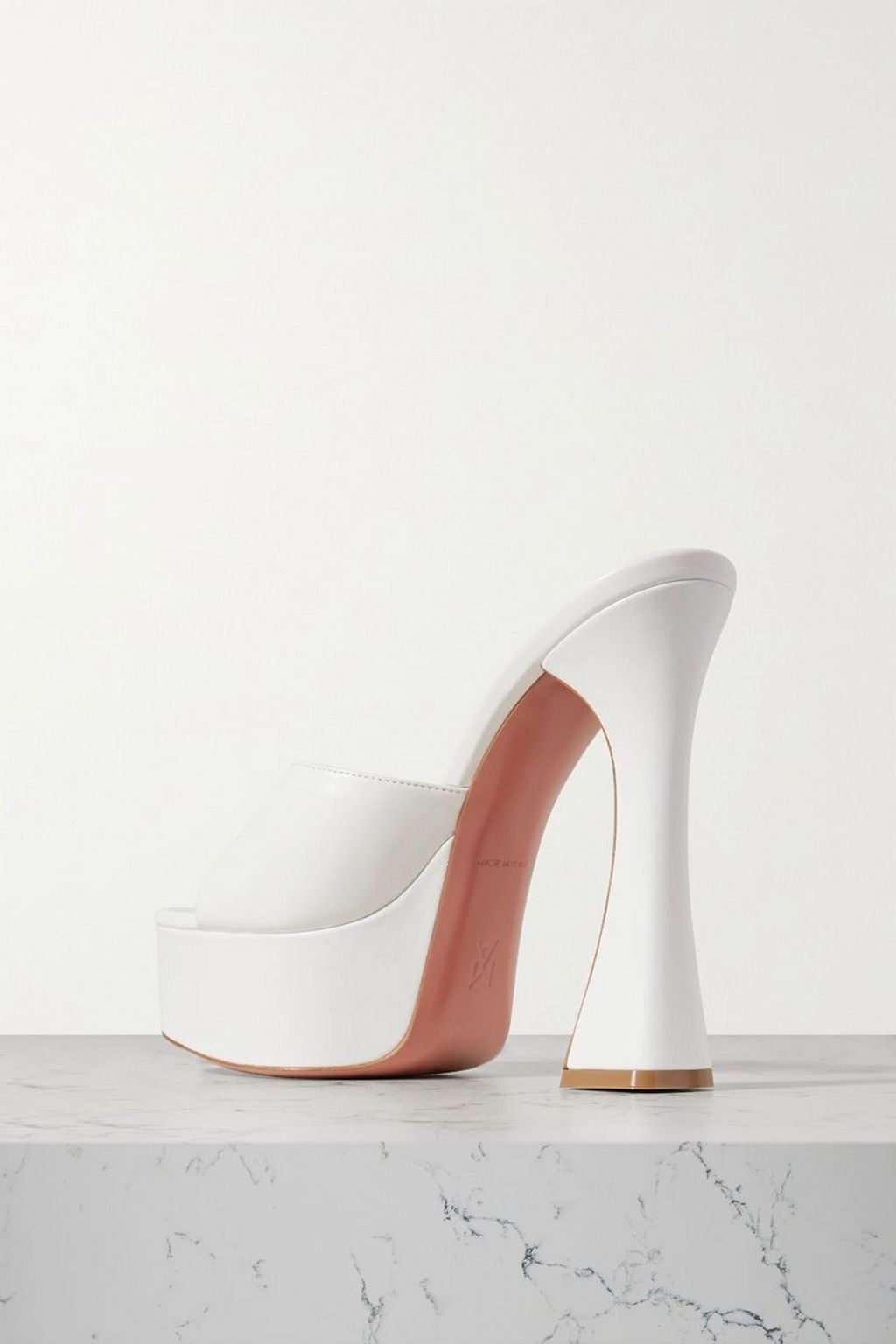 AMINA MUADDI Dalida leather platform mules