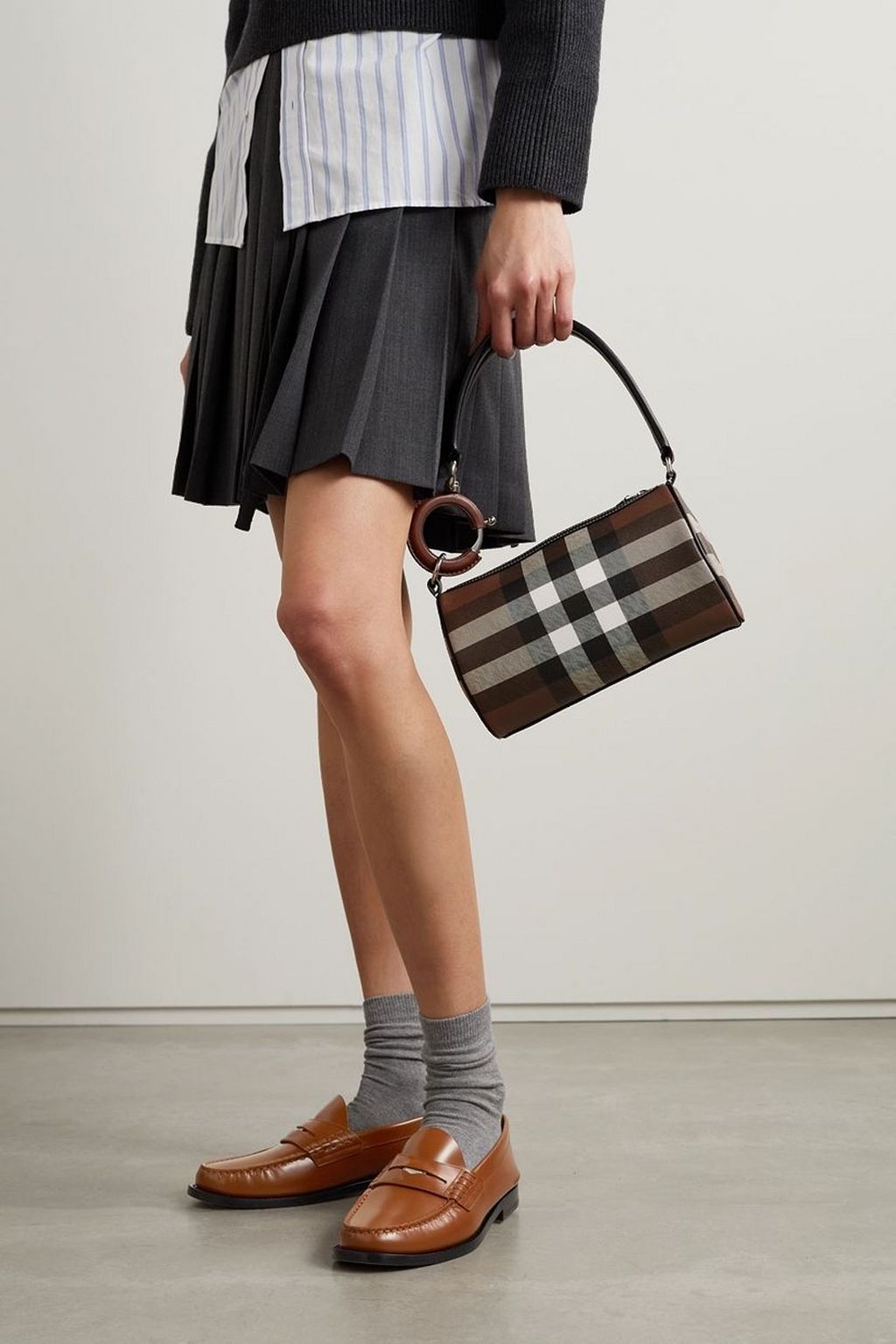 BURBERRY 루퍼트 가죽 페니 로퍼