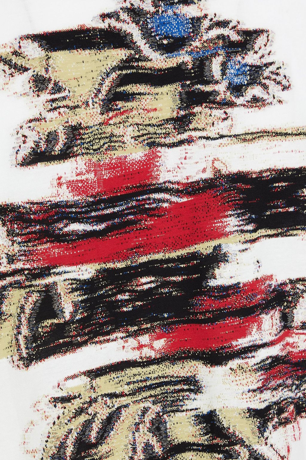 DUNHILL Printed jacquard-knit cotton-jersey T-shirt