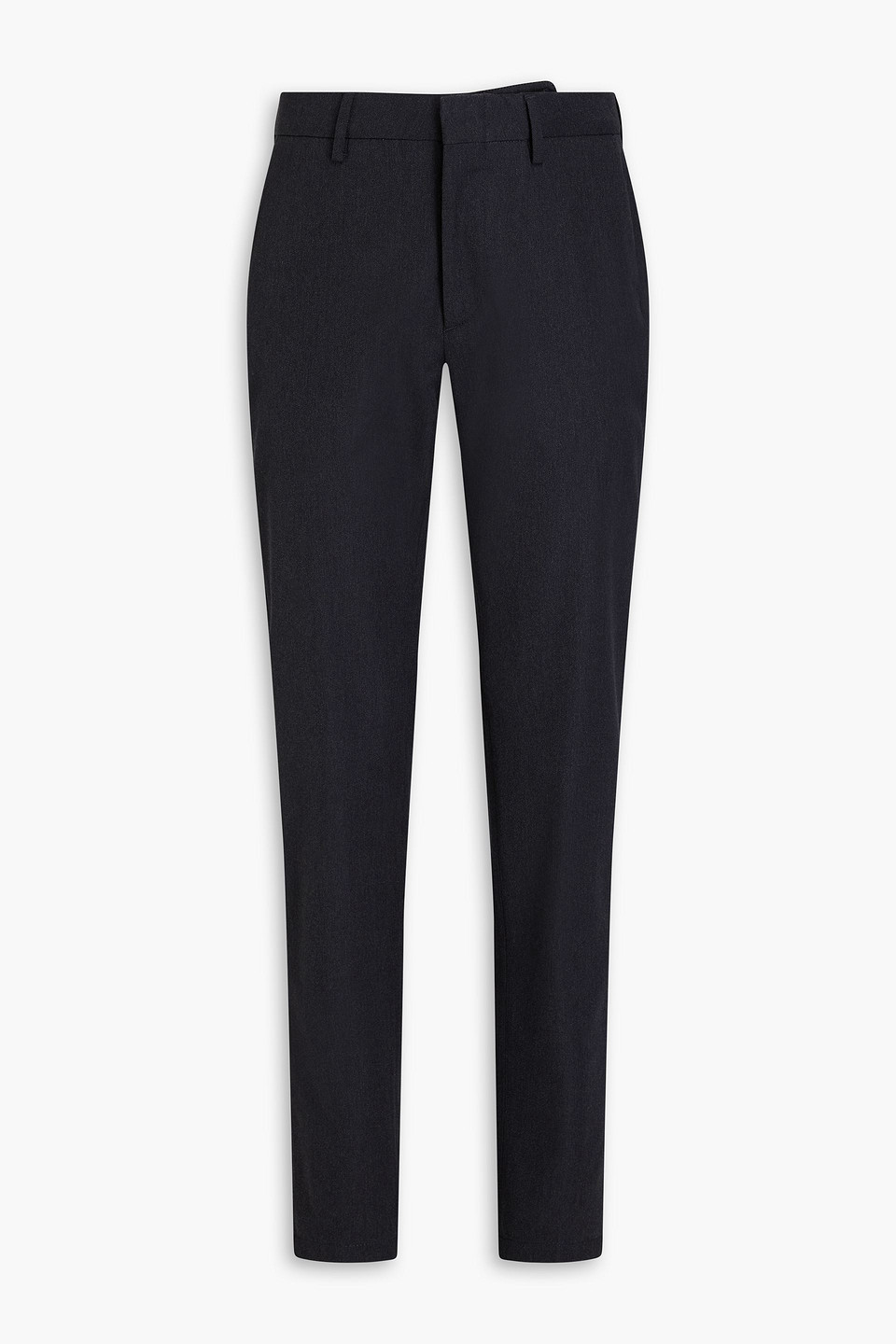 dunhill - slim-fit cotton and wool-blend twill chinos - gray - it 56