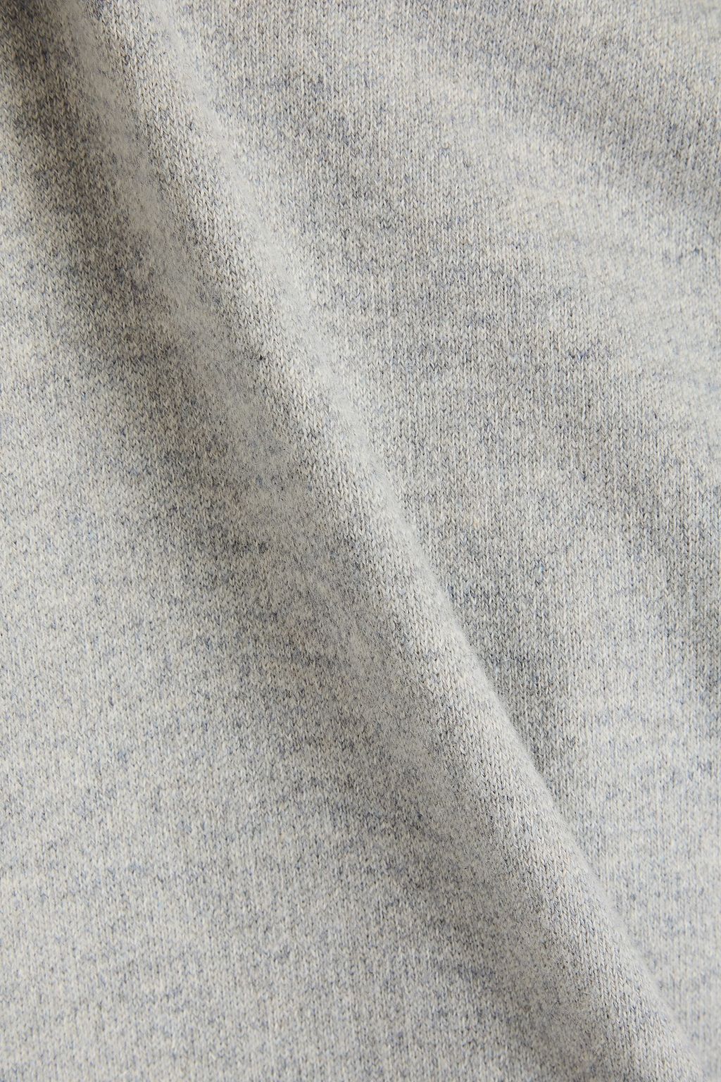 DUNHILL Cotton and cashmere-blend French terry sweatshirt