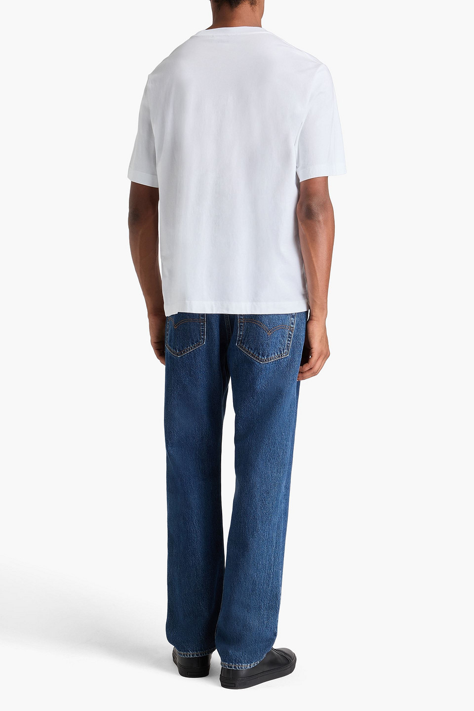 DUNHILL APPLIQUÉD COTTON-JERSEY T-SHIRT