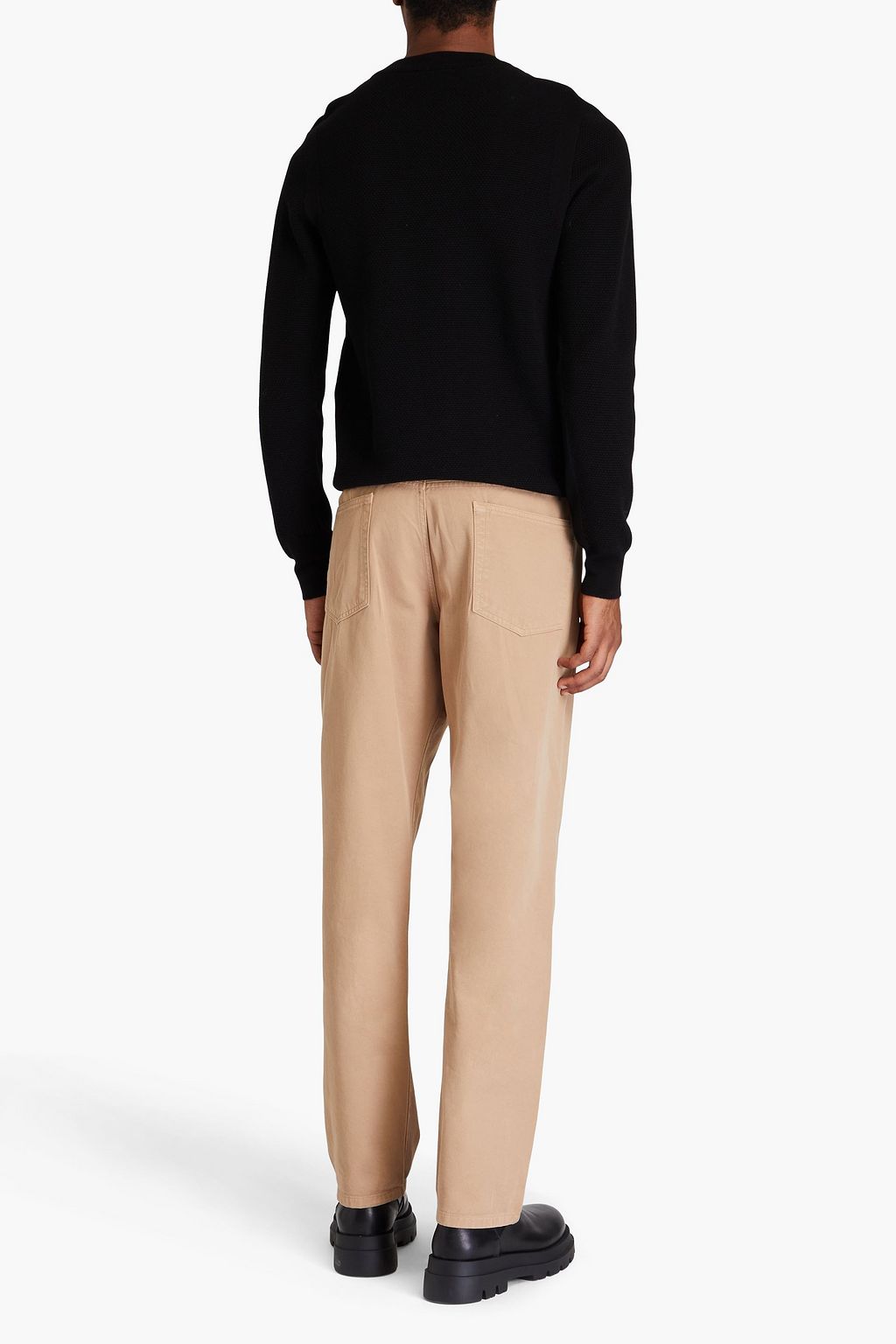 DUNHILL Waffle-knit wool sweater