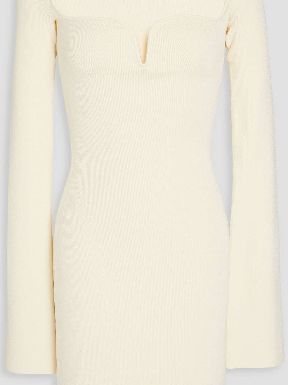 gaia ribbed-knit mini dress