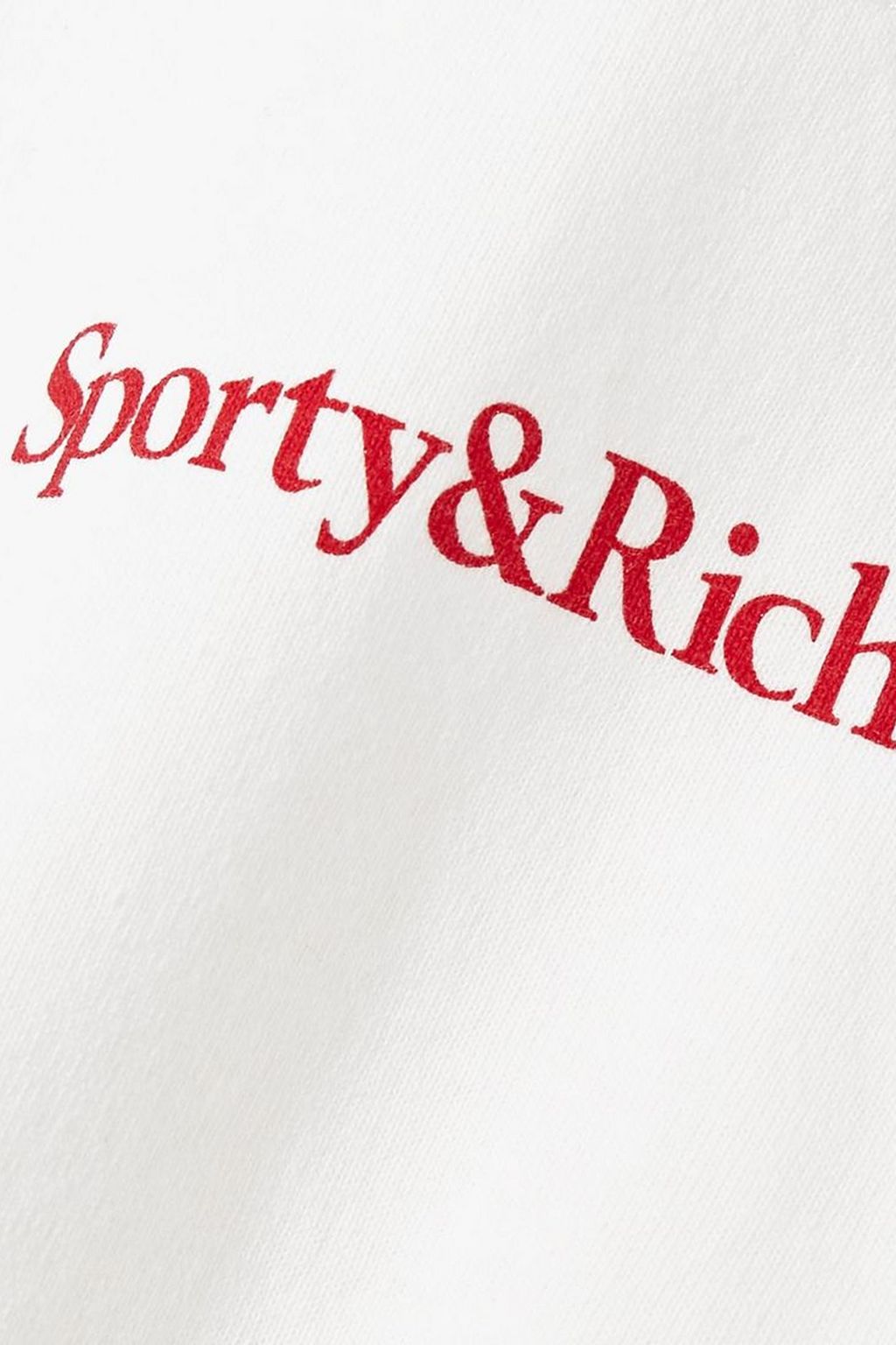 SPORTY & RICH Printed cotton-jersey T-shirt