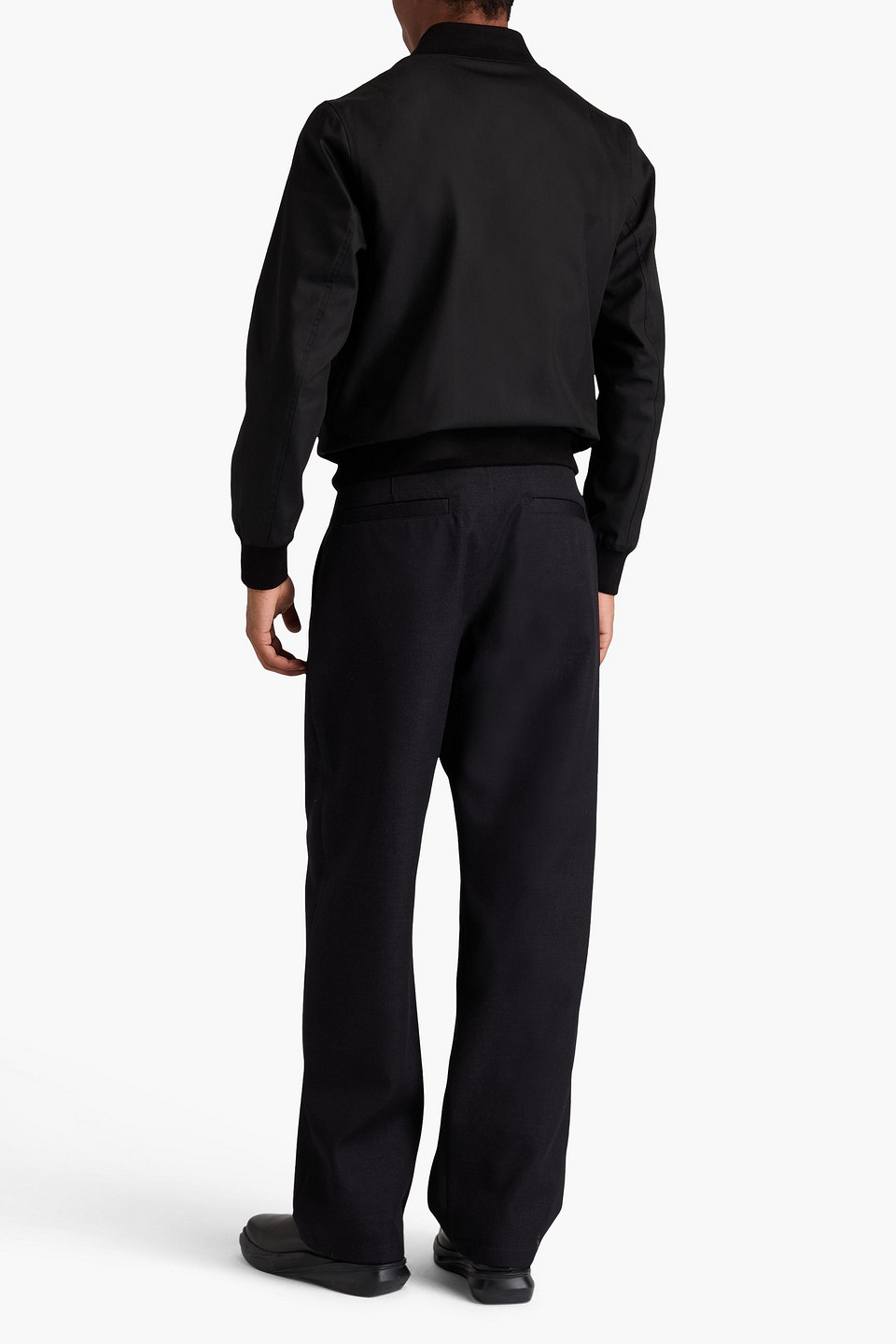 DUNHILL COTTON-BLEND TWILL BOMBER JACKET
