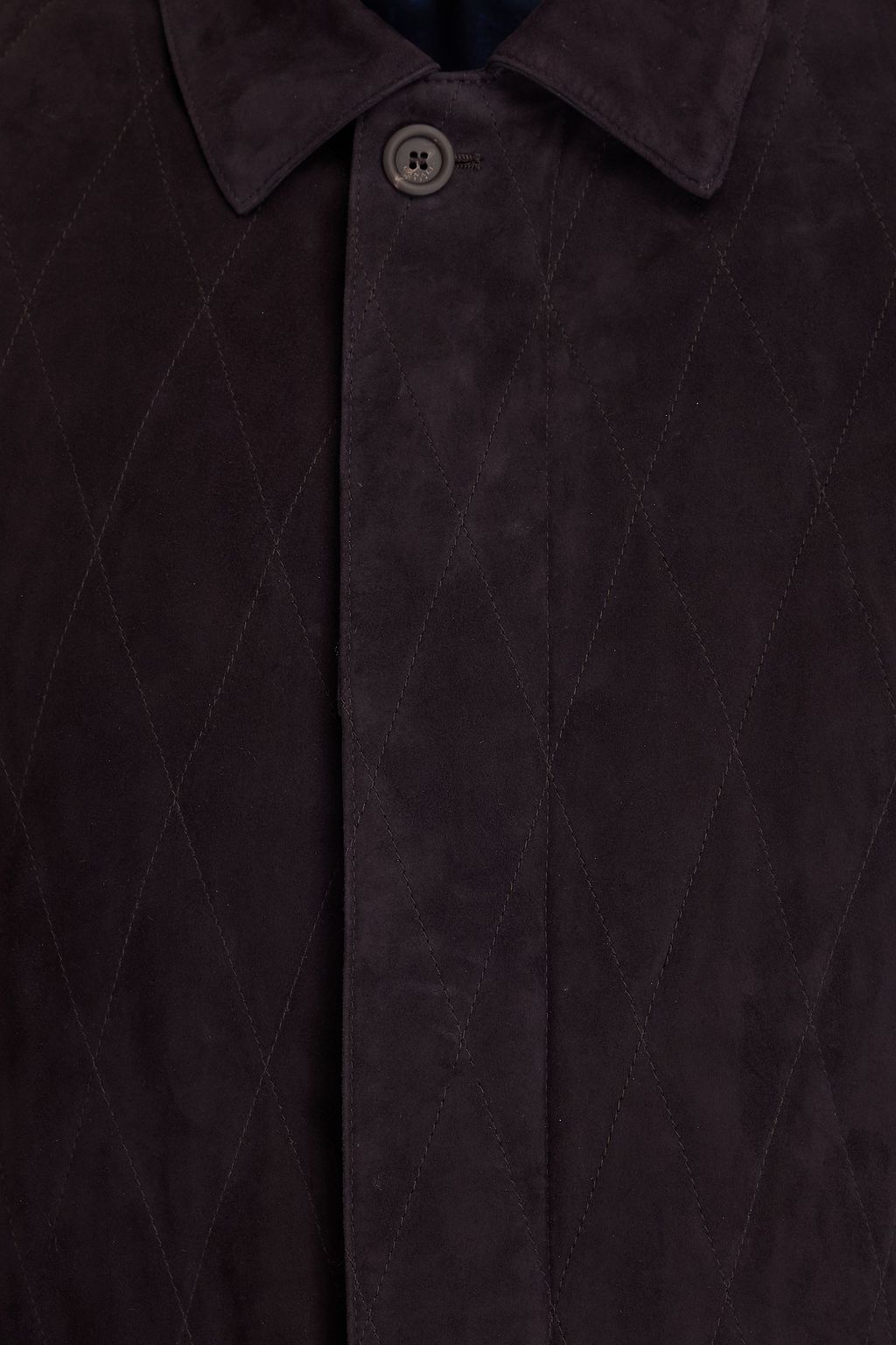 CANALI Quilted suede jacket