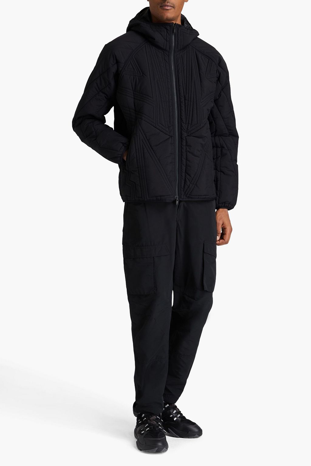 Y-3 جاكيت من قماش عازل بتصميم مبطّن