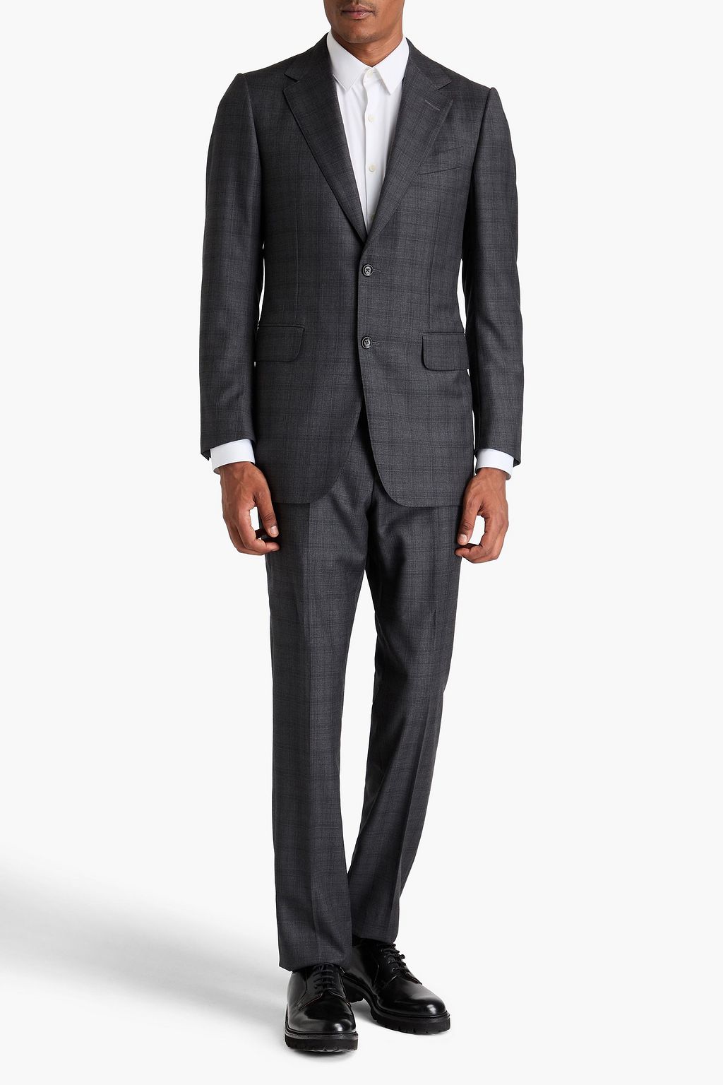 DUNHILL Checked wool suit