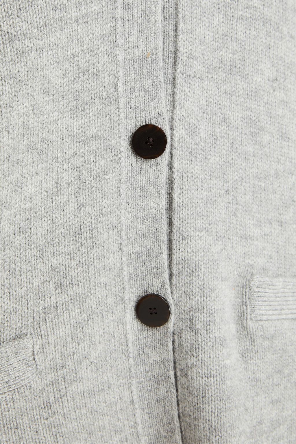 THEORY メランジウール&カシミヤ混 カーディガン