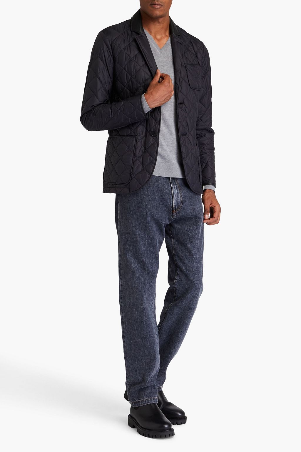 DUNHILL Quilted shell jacket