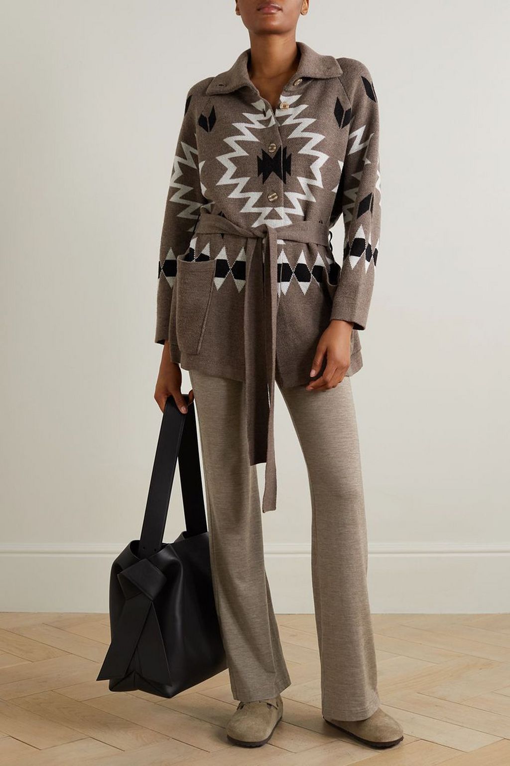 WE NORWEGIANS Hygge TENCEL™ Lyocell-blend flared pants