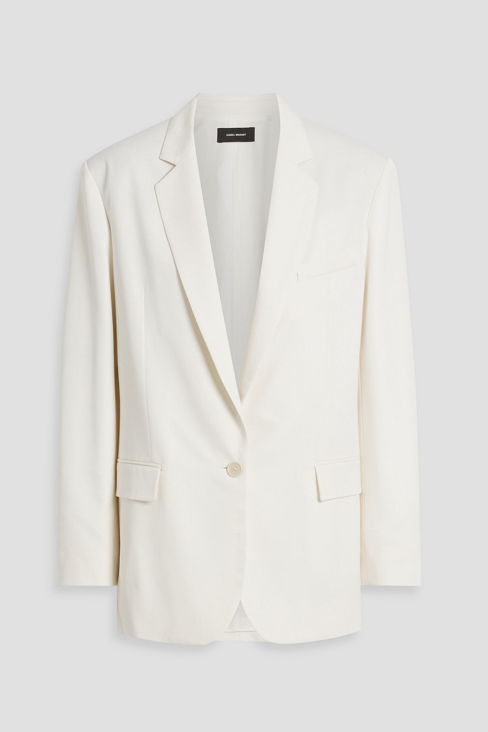 Isabel Marant Elder Wool-twill Blazer In Ivory