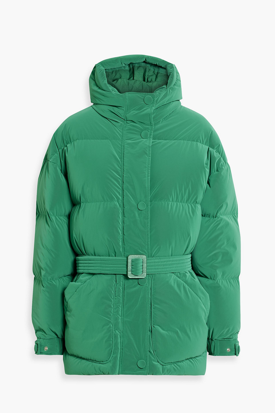 Ienki Ienki Michlin Quilted Hooded Down Jacket In Green