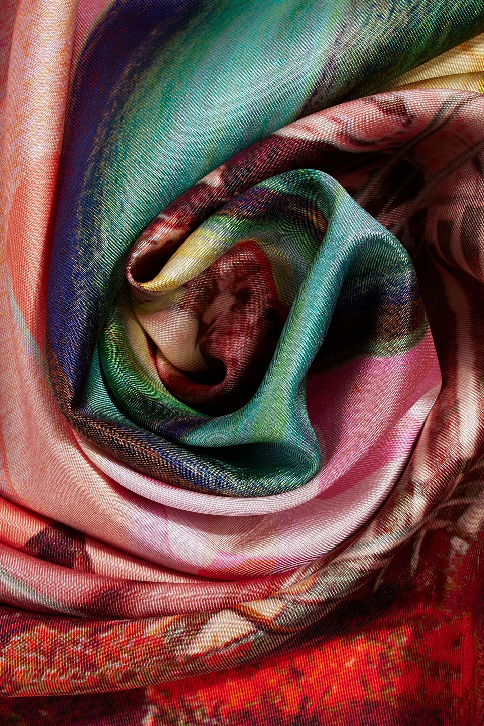 ZIMMERMANN PRINTED SILK-TWILL SCARF