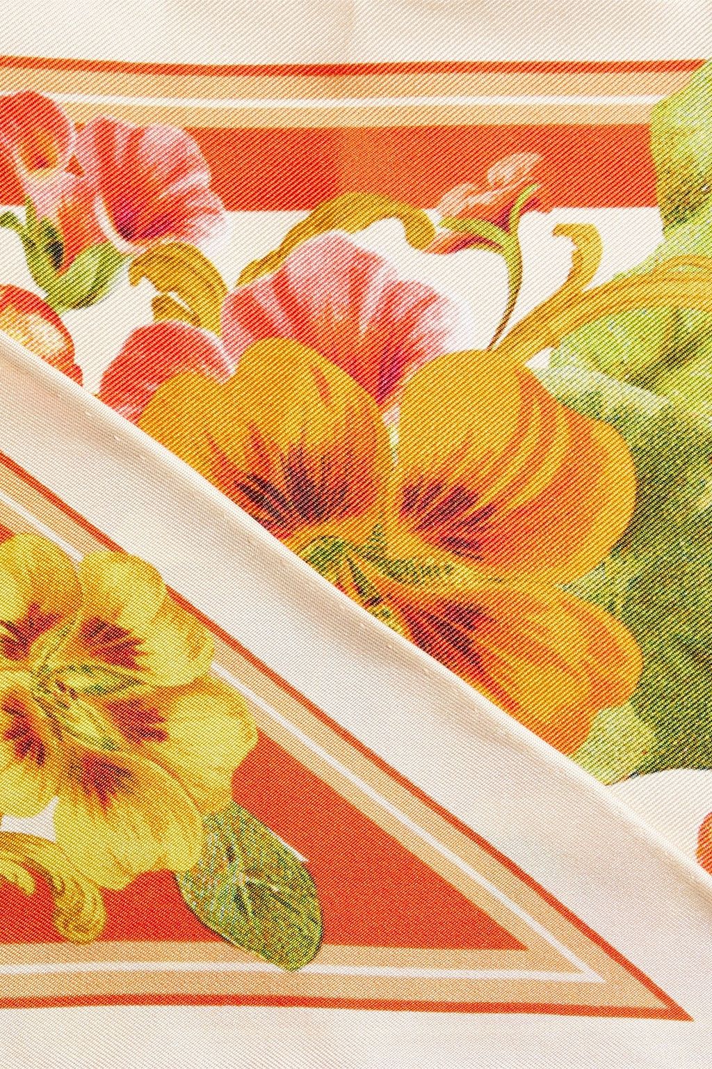 ZIMMERMANN Floral-print silk-twill scarf