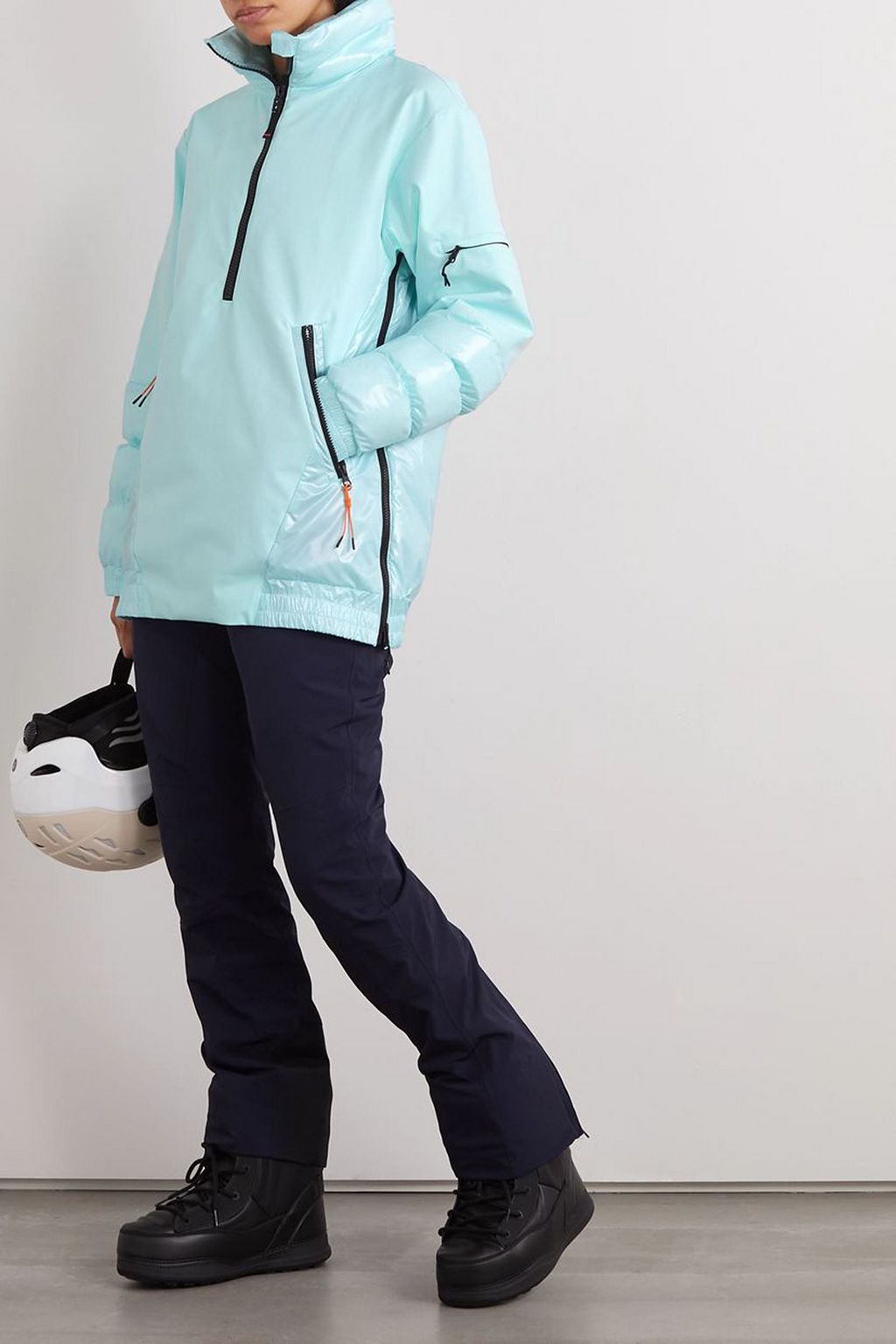 BOGNER FIRE + ICE 패널 디테일 퀼팅 쉘 스키 재킷
