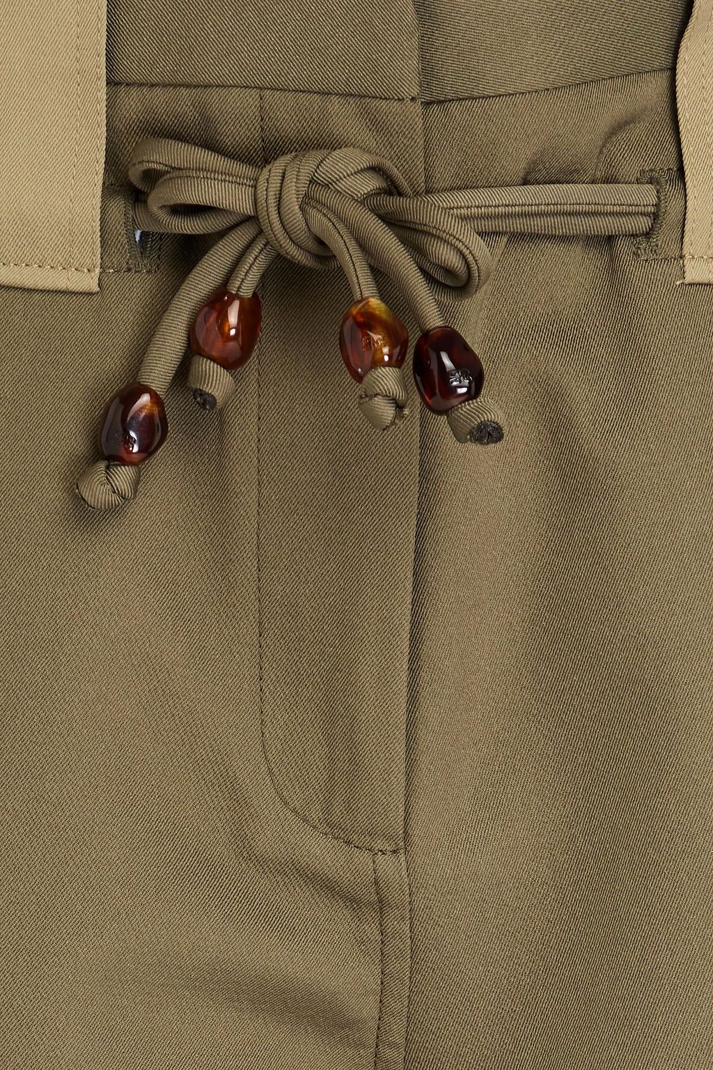 GANNI ツイル ショートパンツ バイカラー