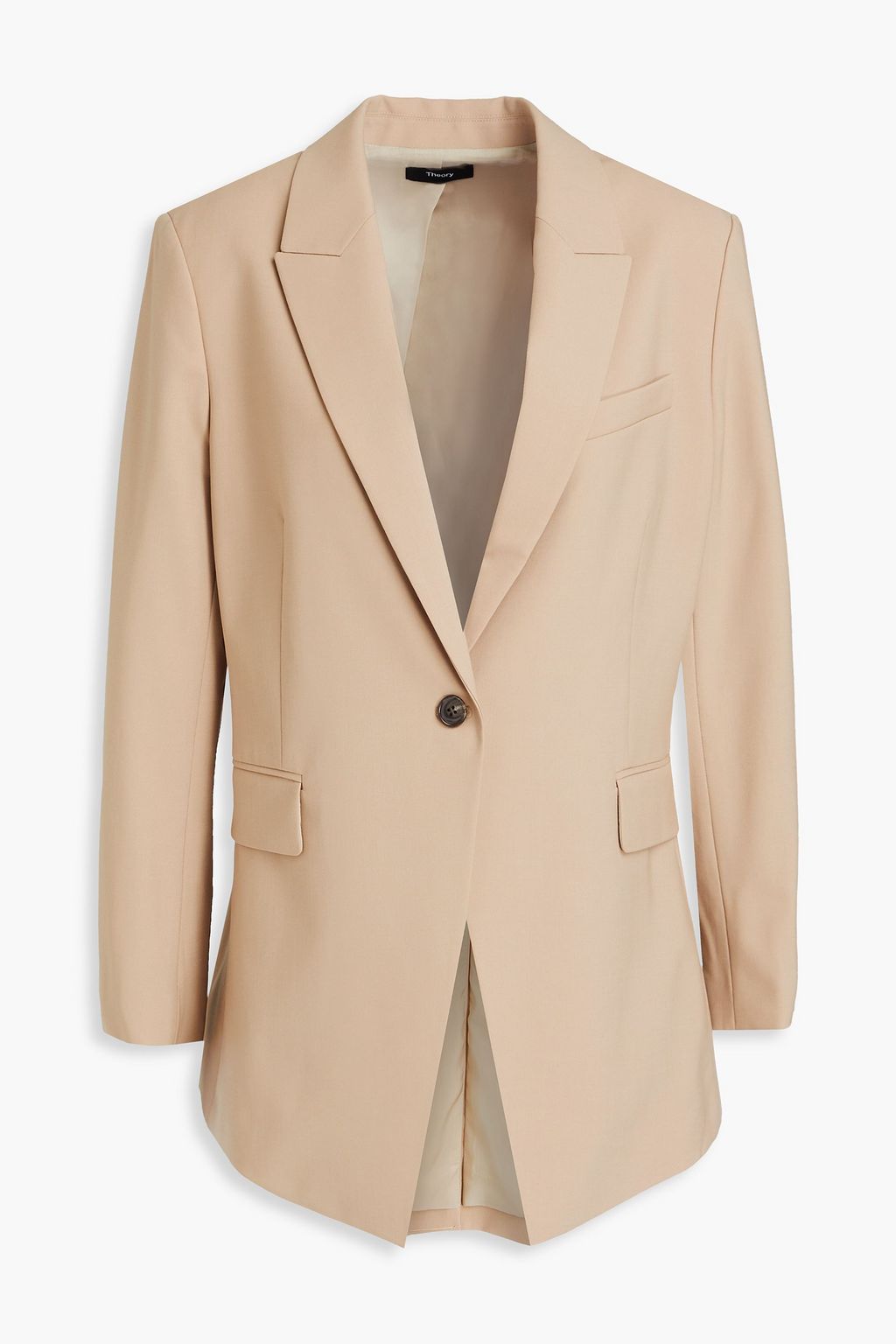 Women's wool blend blazer clearance