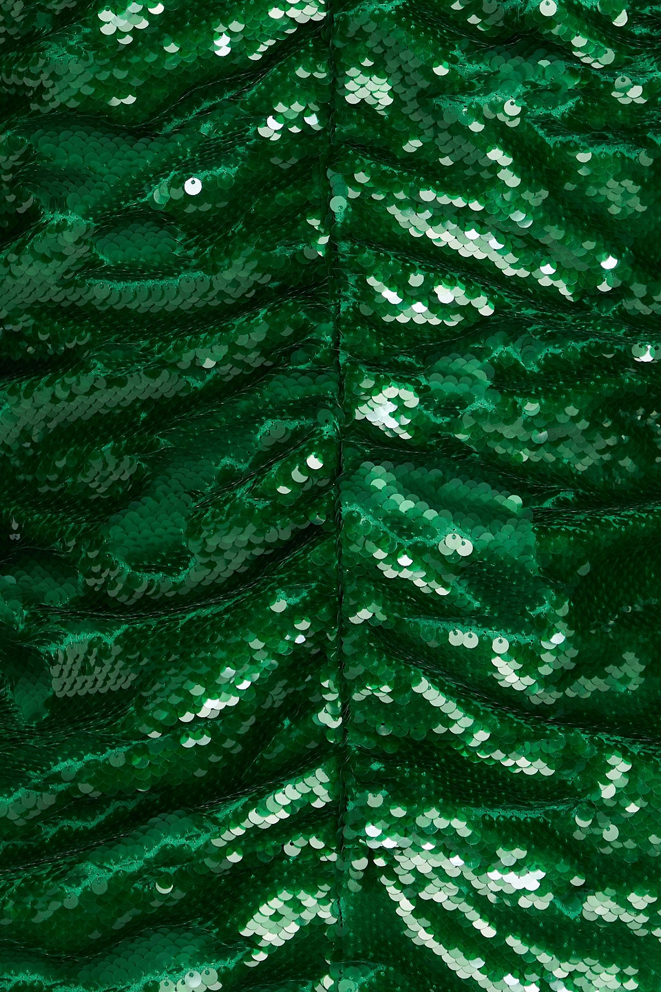 Ganni Woman Blouse Green Size 6 Recycled Polyester In Green