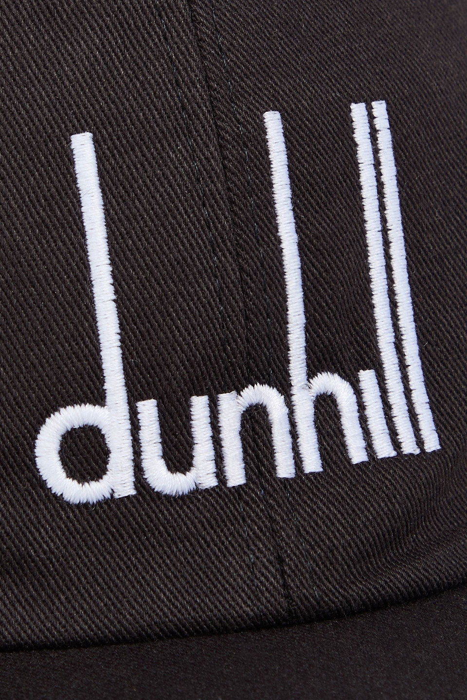 DUNHILL EMBROIDERED COTTON-TWILL BASEBALL CAP