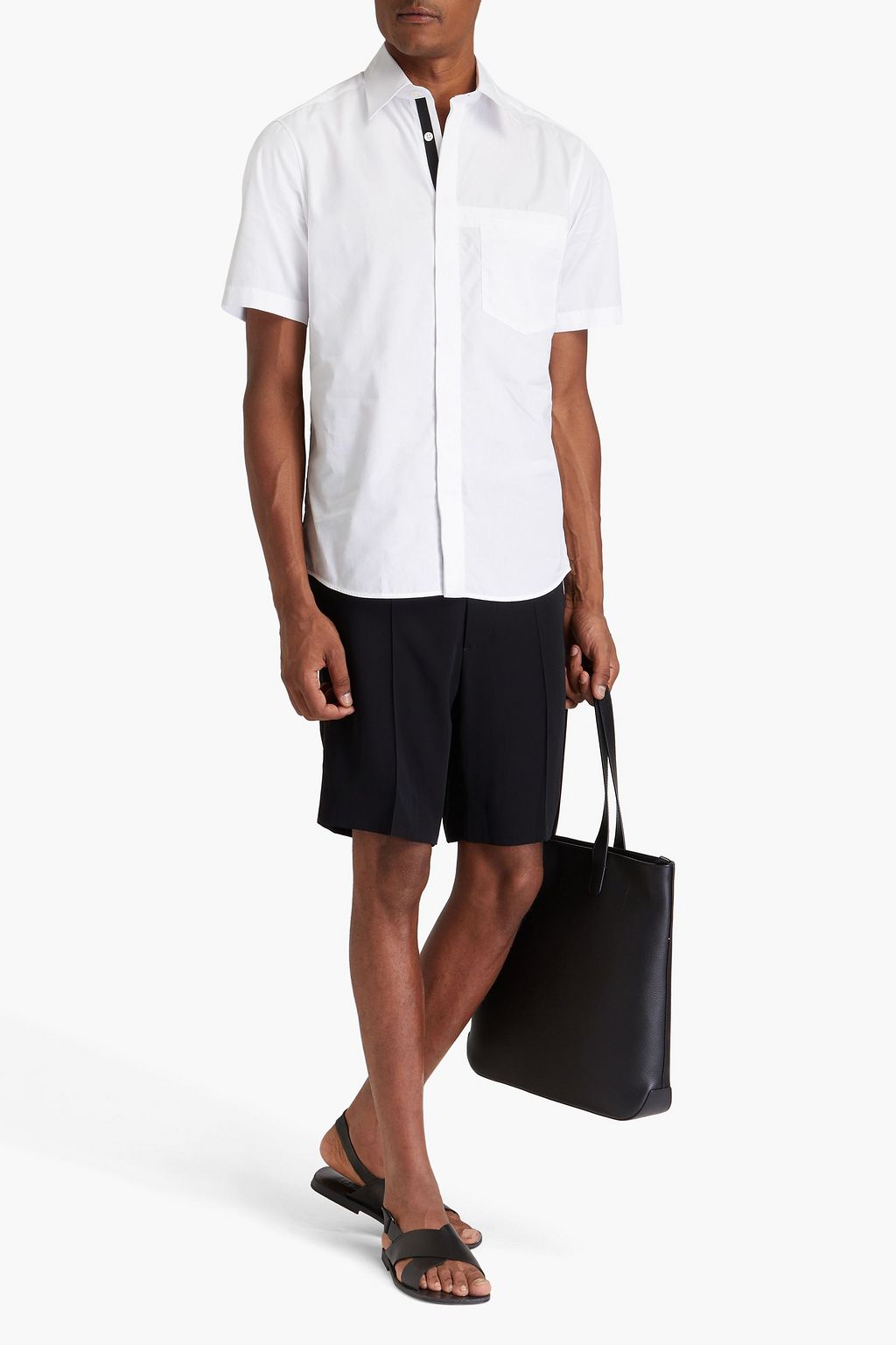 DUNHILL Cotton-poplin shirt