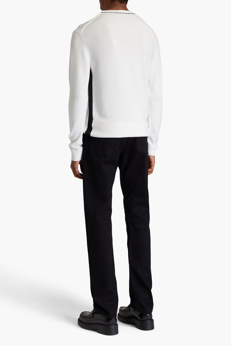 DUNHILL WOOL AND SILK-BLEND SWEATER