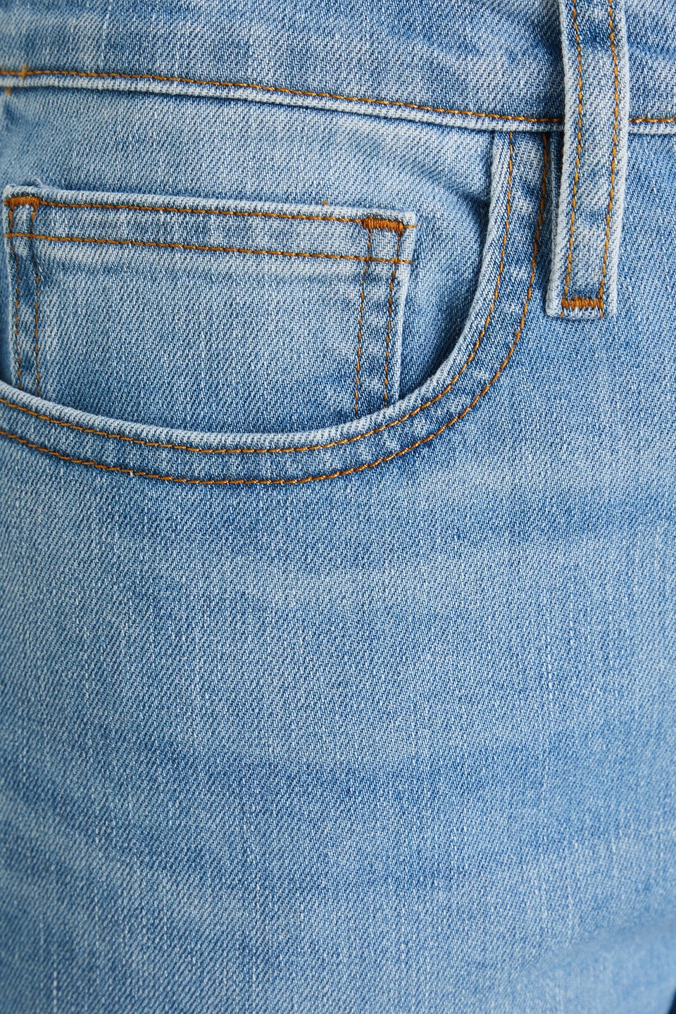 Frame Le Jane Ankle High-rise Straight-leg Jeans In Light Denim