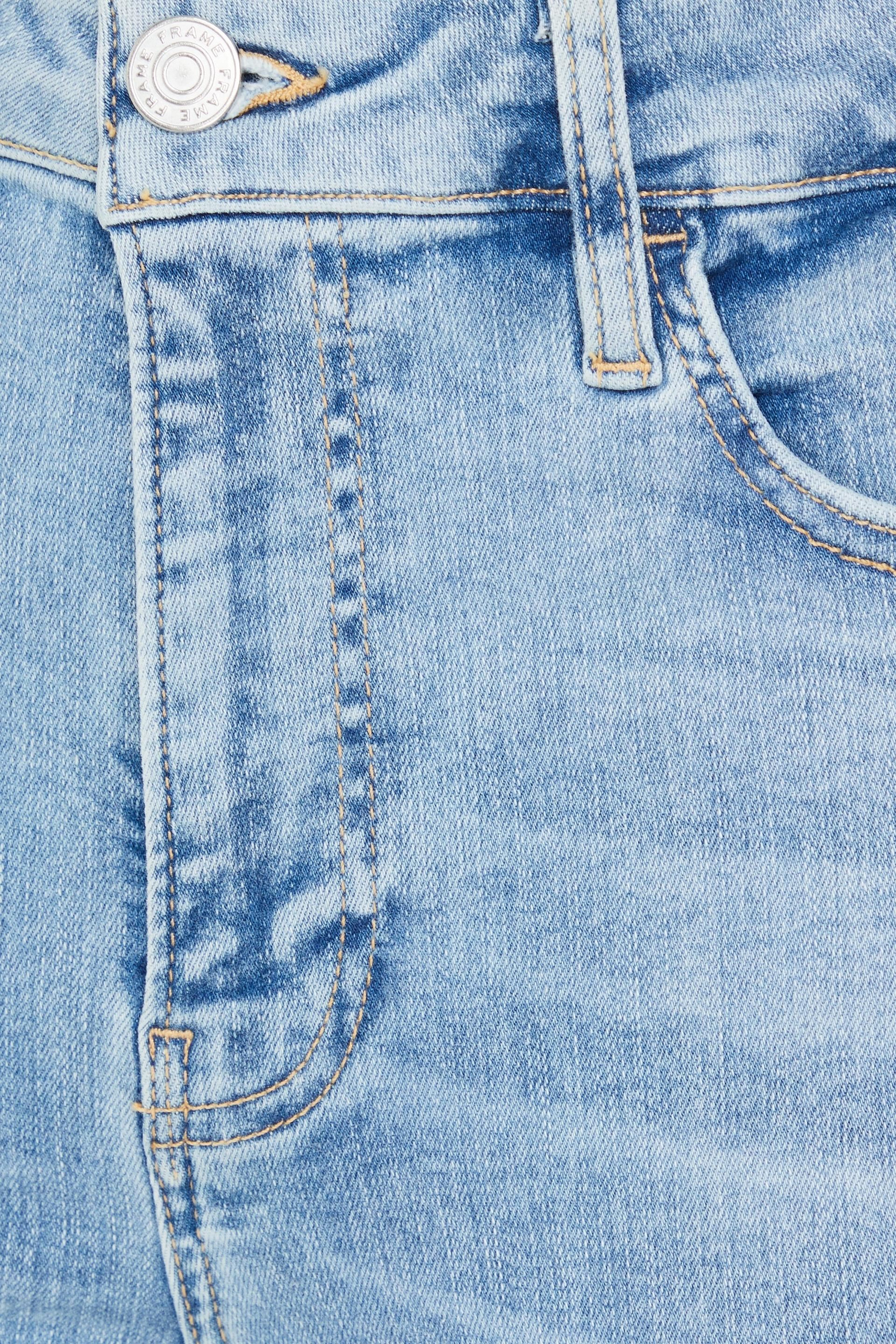 FRAME Le Crop Mini Boot high-rise bootcut jeans