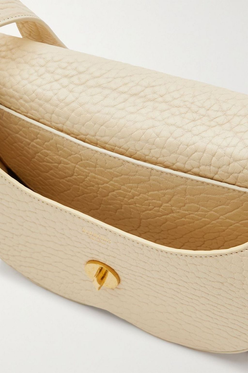 BURBERRY حقيبة كتف من الجلد النافر