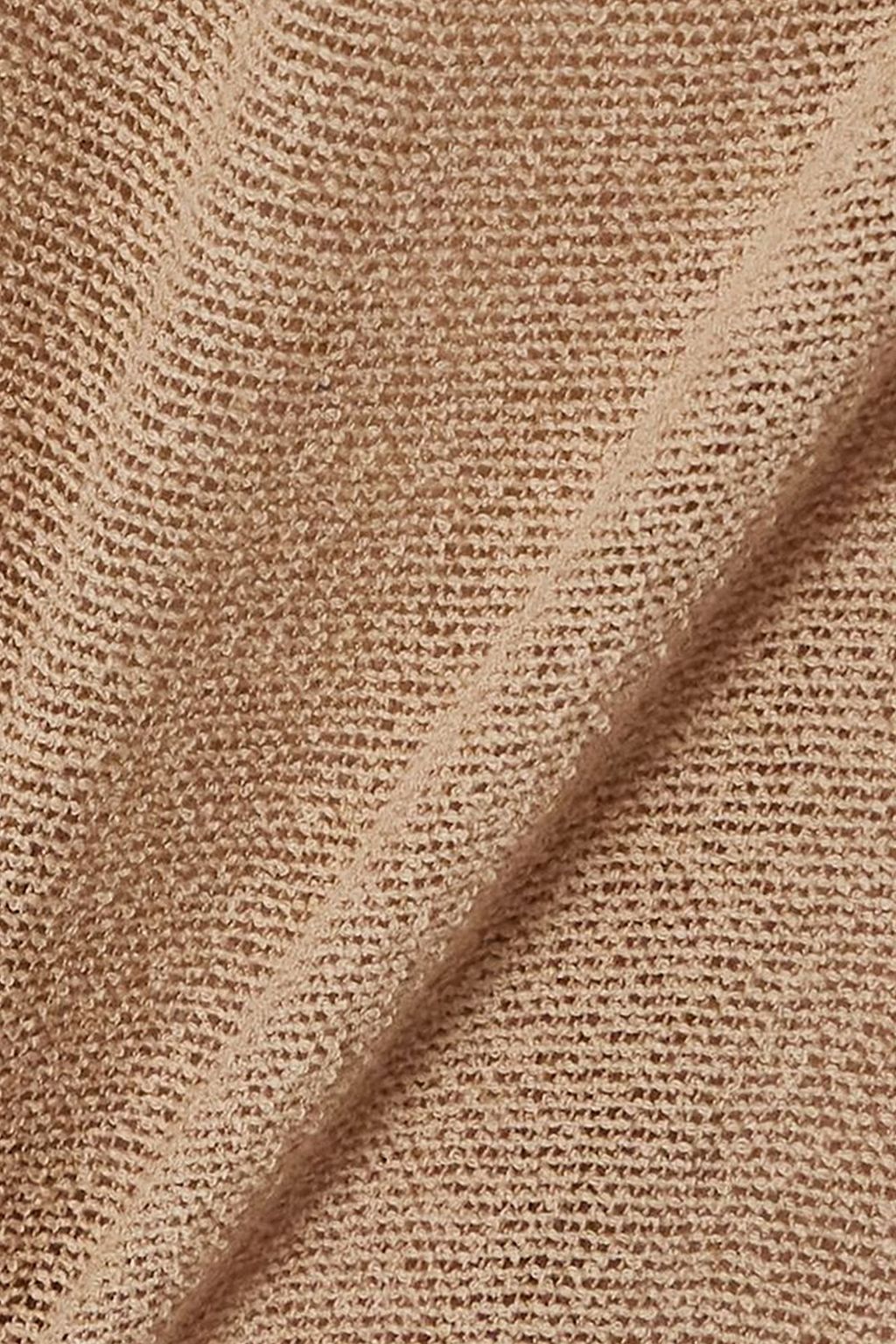 LUDOVIC DE SAINT SERNIN Mermaid open-knit cotton-blend straight-leg pants