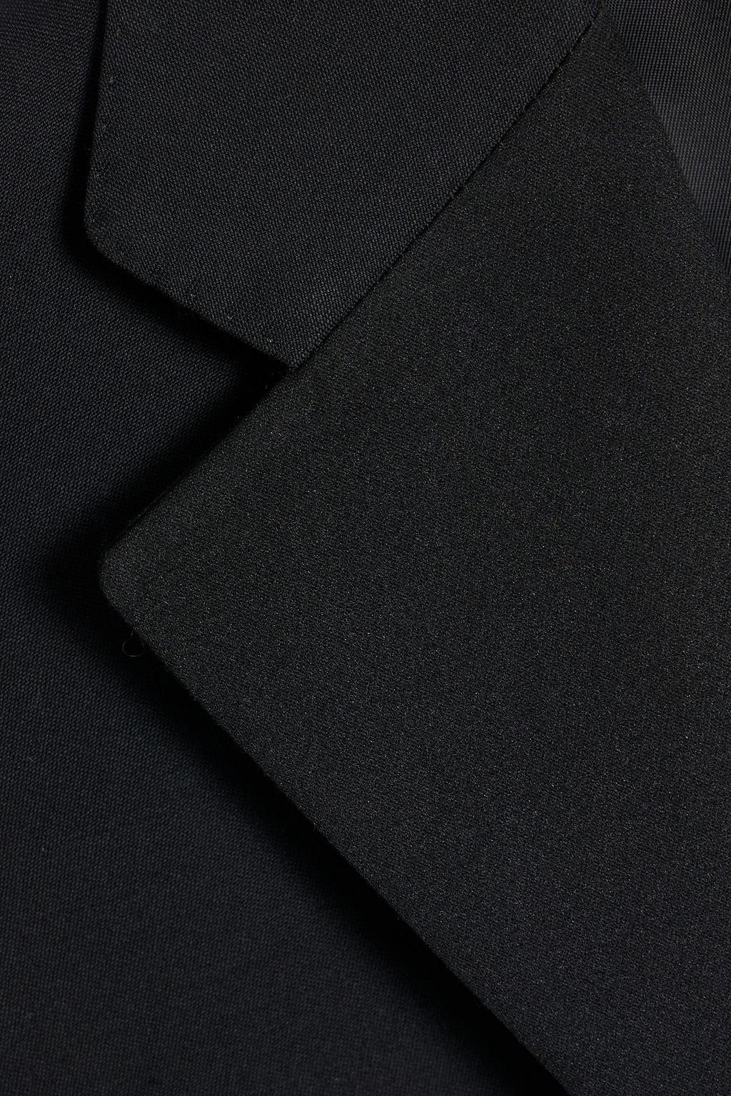 CANALI Satin-trimmed wool suit