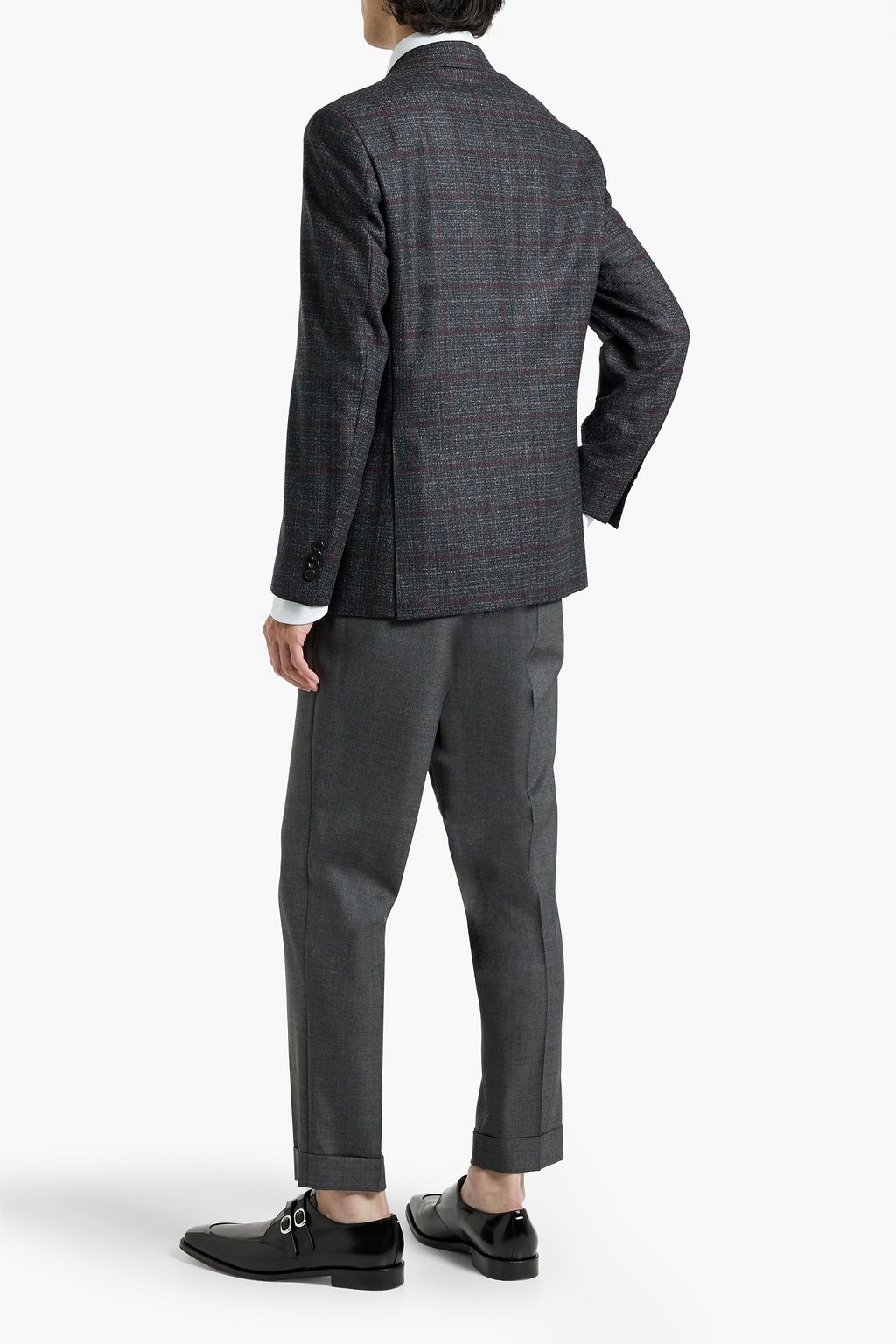 CANALI Wool-tweed blazer