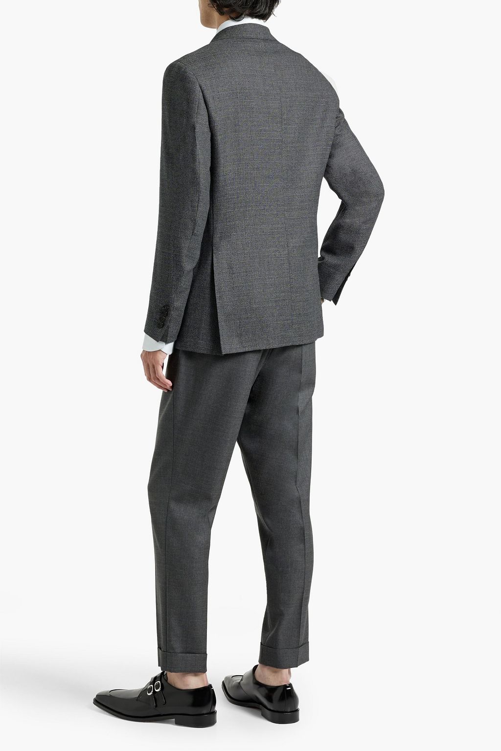 CANALI Wool-tweed blazer