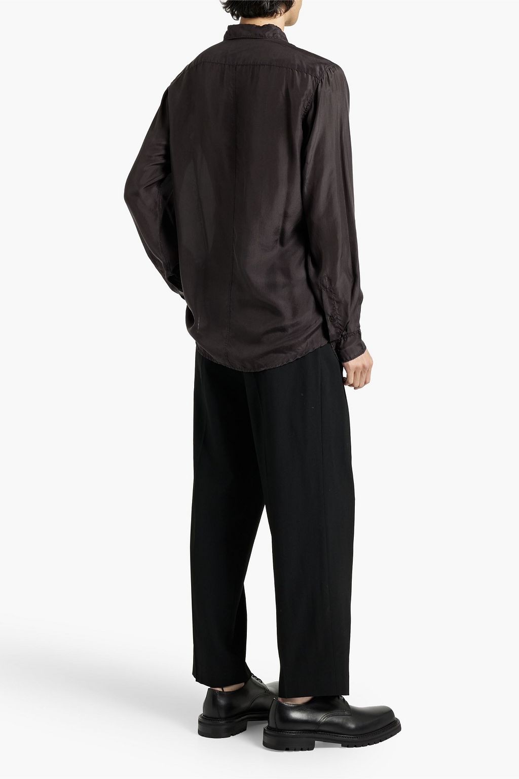 DRIES VAN NOTEN Corbino silk-voile shirt