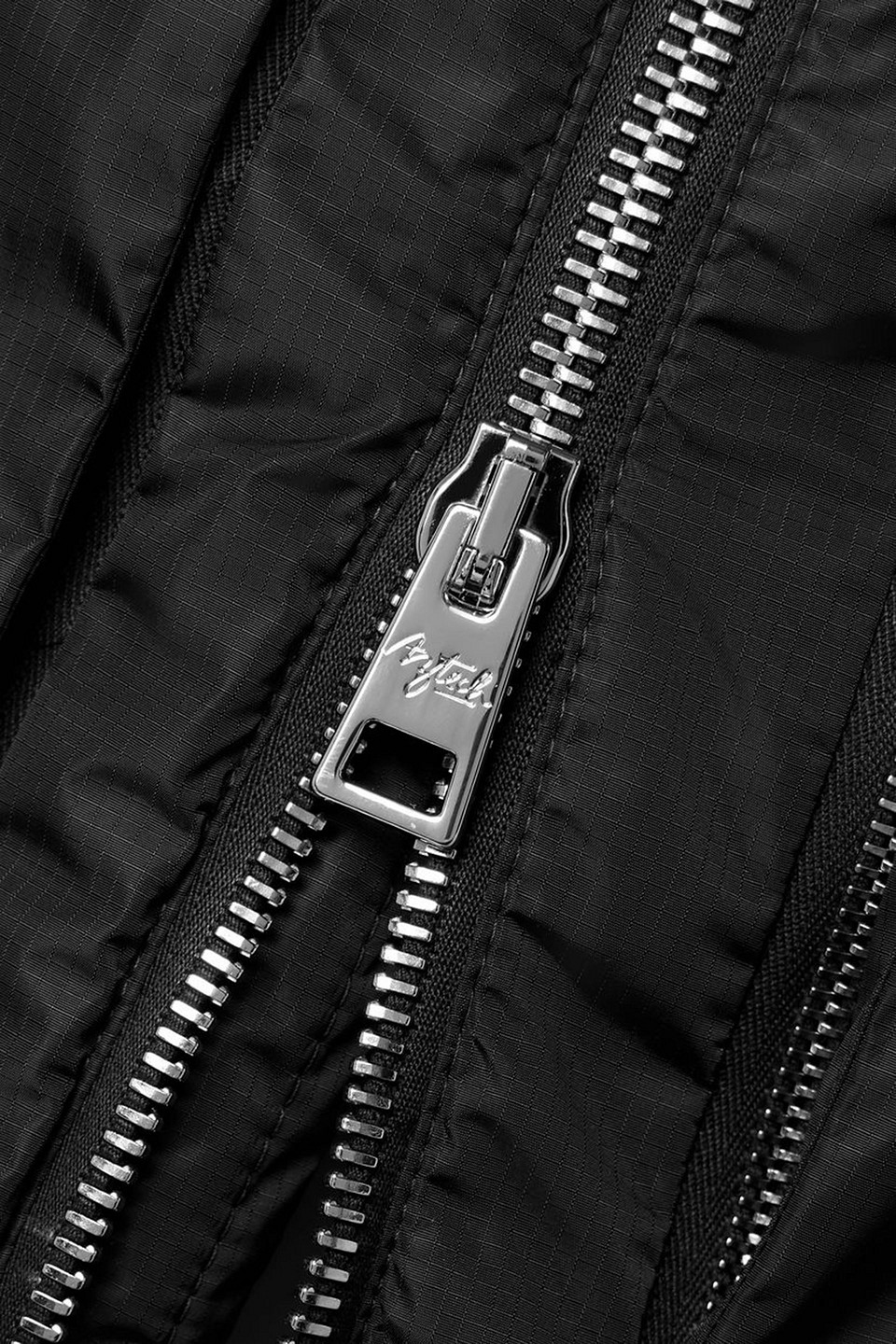 Aztech Mountain Casey Hooded Padded Ripstop Down Ski Jacket In Black