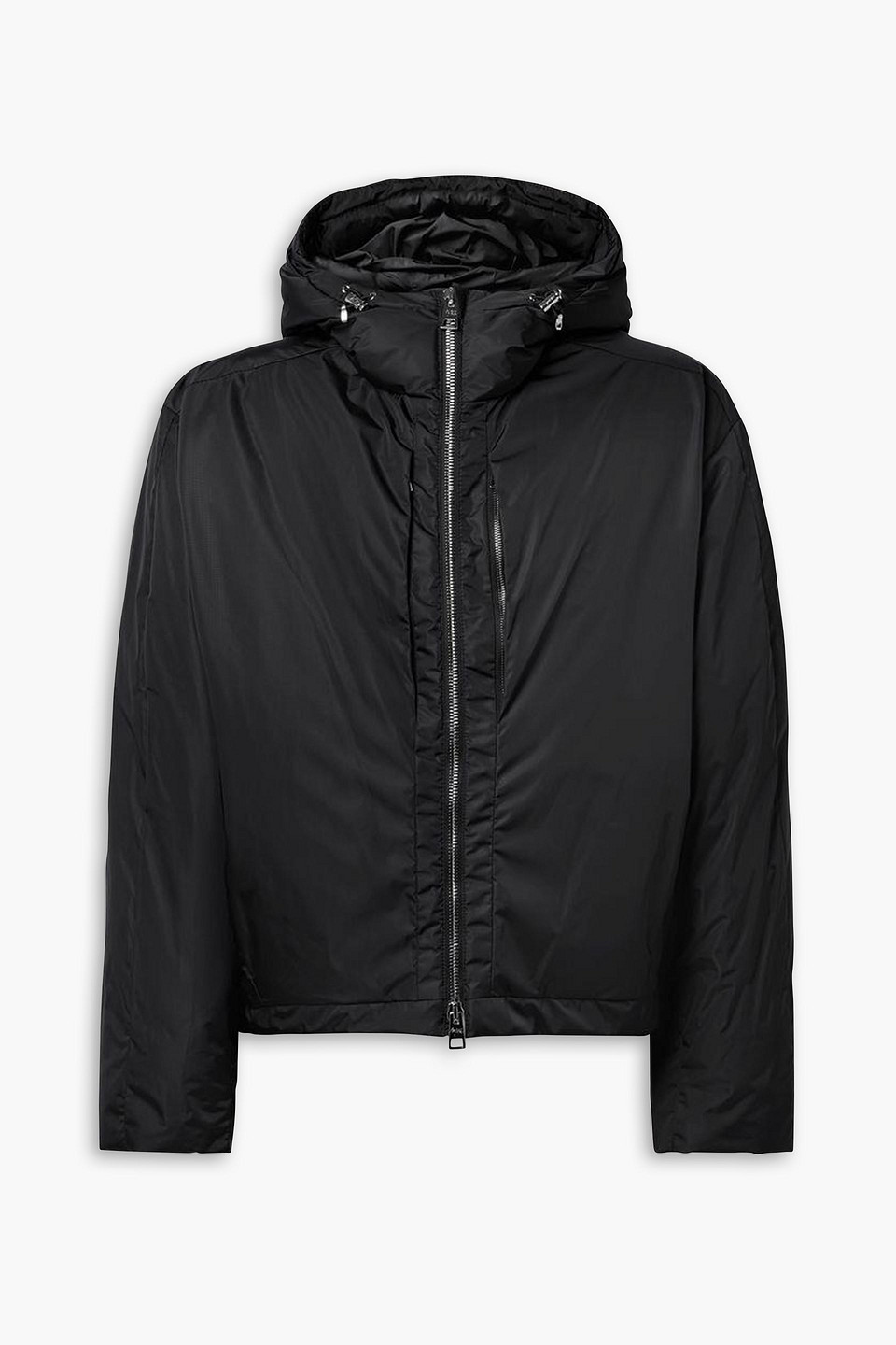 Aztech Mountain Casey Hooded Padded Ripstop Down Ski Jacket In Black