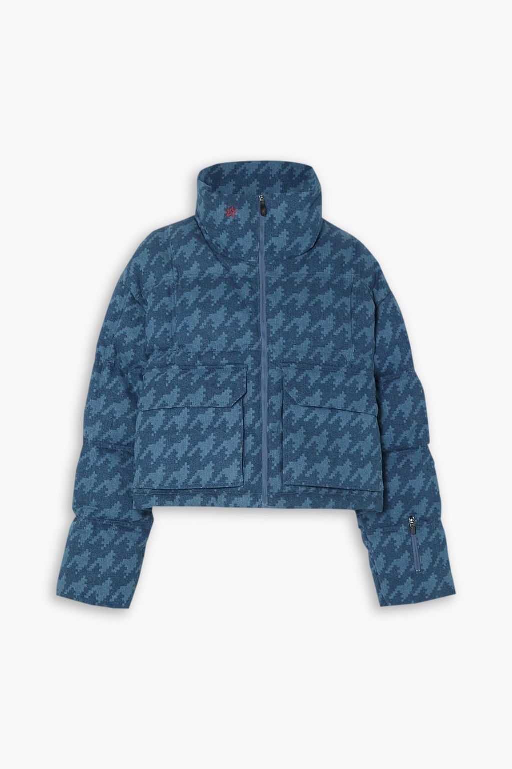 PERFECT MOMENT DL1961 Nevada printed stretch denim down ski jacket THE OUTNET