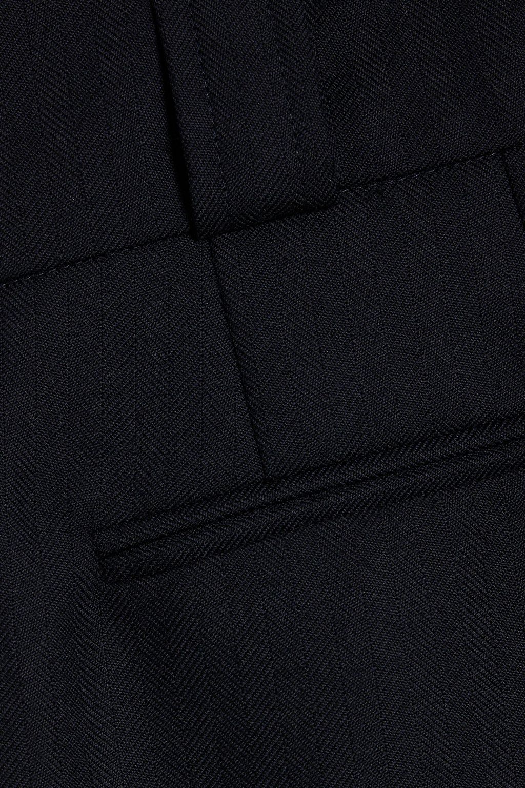 DRIES VAN NOTEN Herringbone wool pants