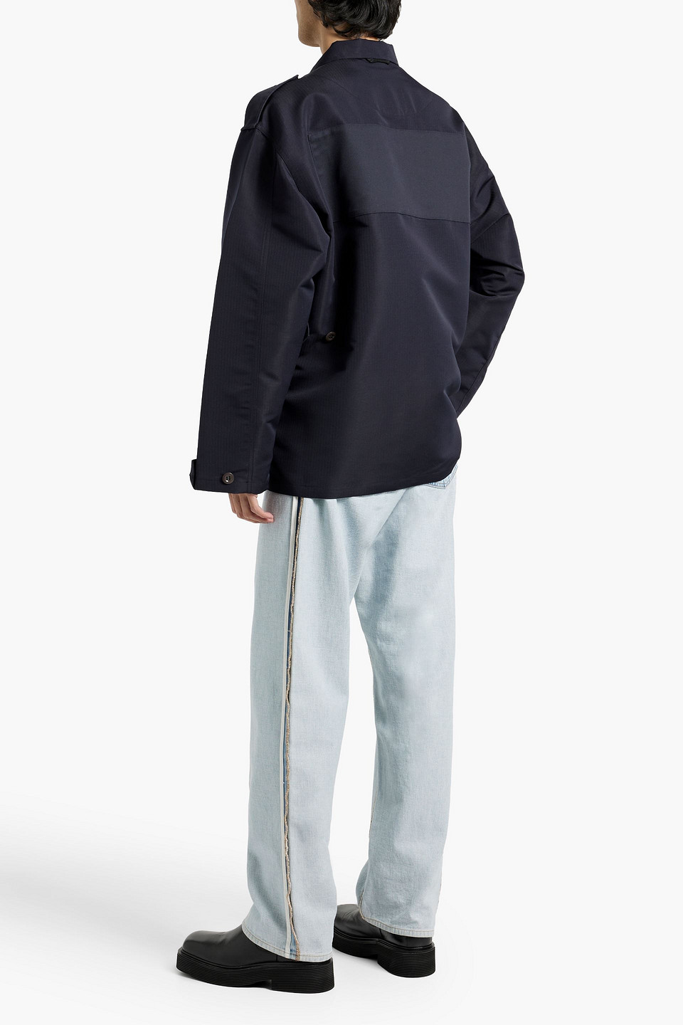 Acne Studios Ripstop Jacket In Navy
