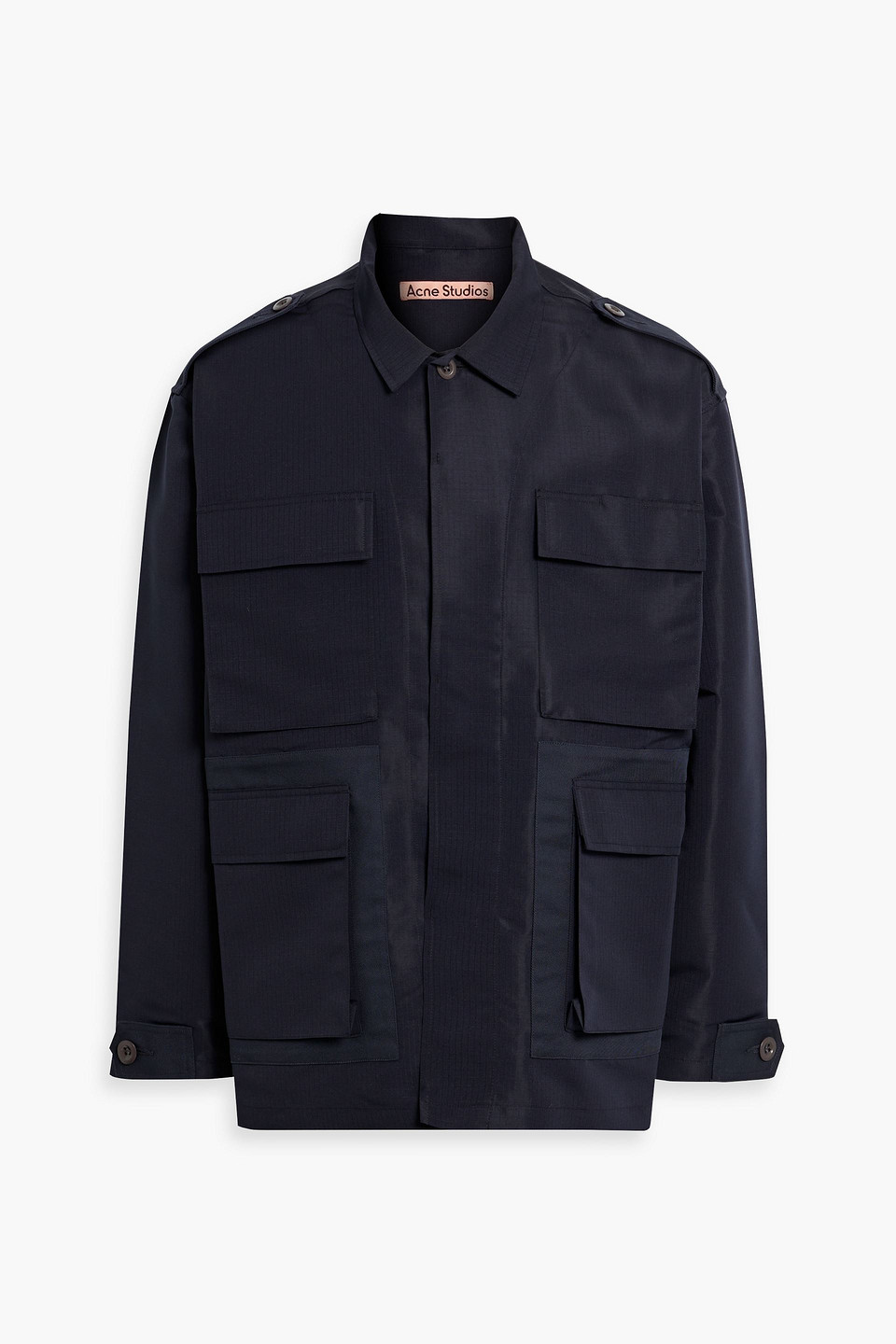 Acne Studios Ripstop Jacket In Navy