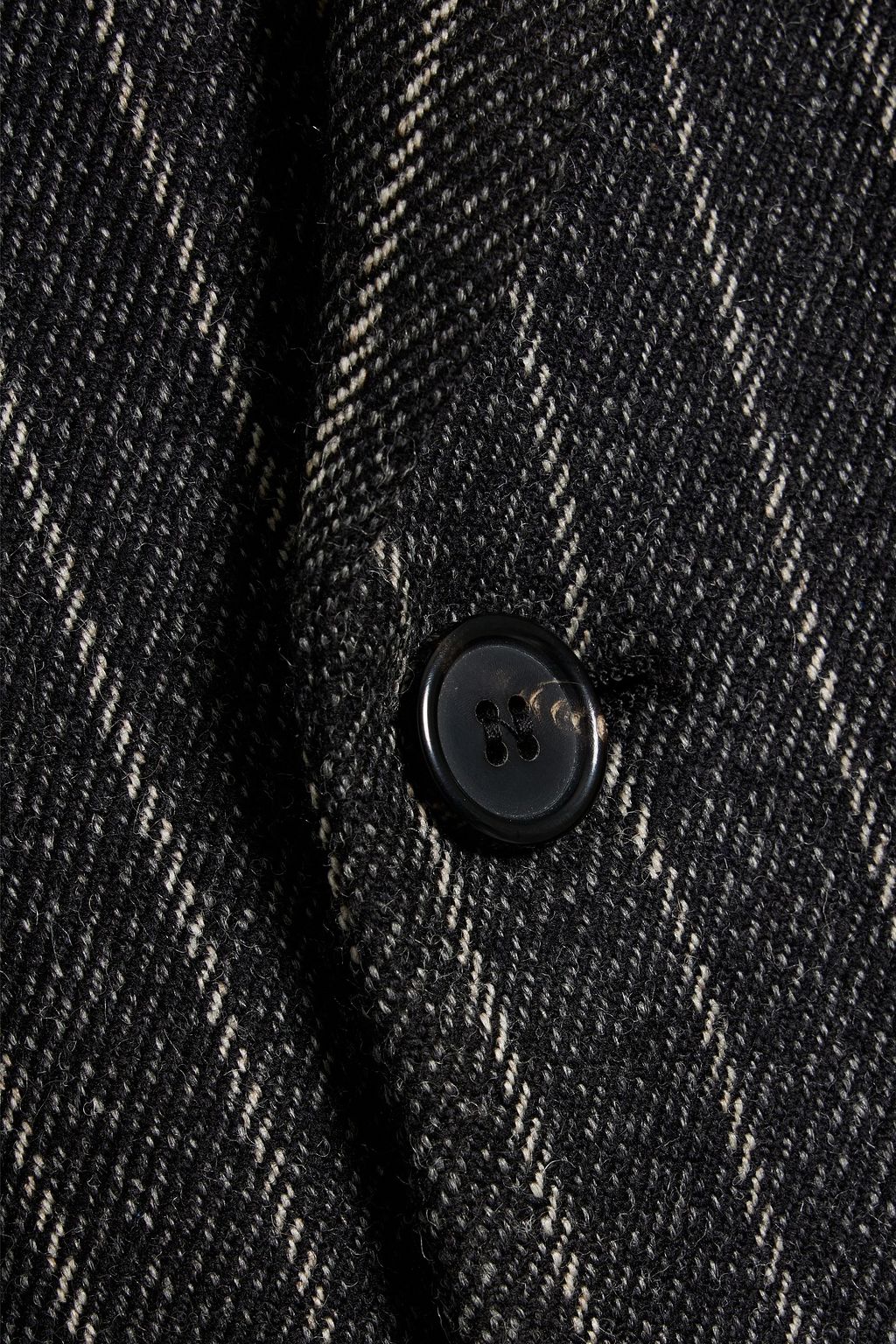 ACNE STUDIOS Double-breasted pinstriped wool-blend blazer
