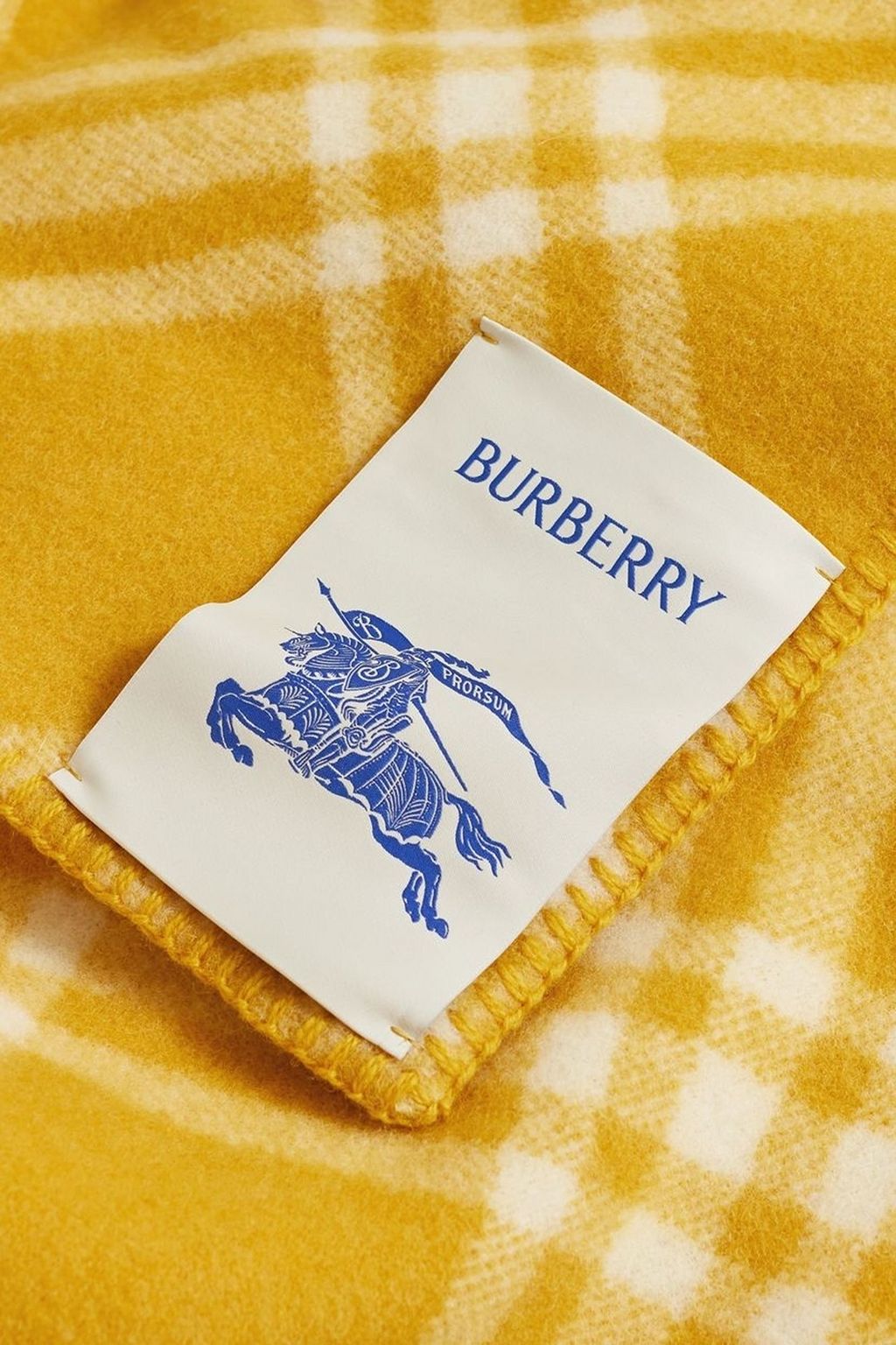 BURBERRY Checked wool blanket
