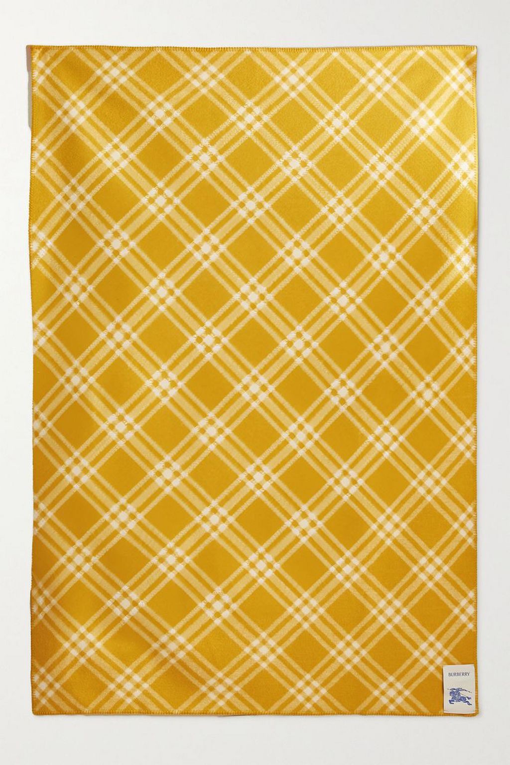 BURBERRY Checked wool blanket