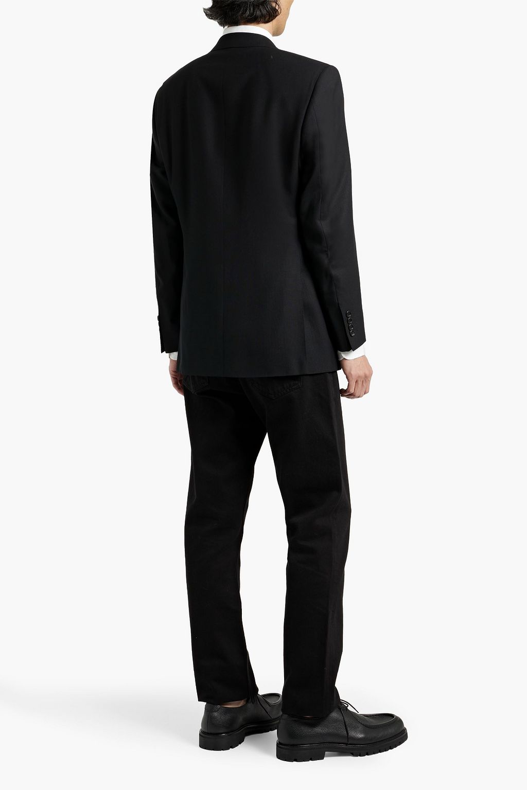 CANALI Wool-piqué suit jacket