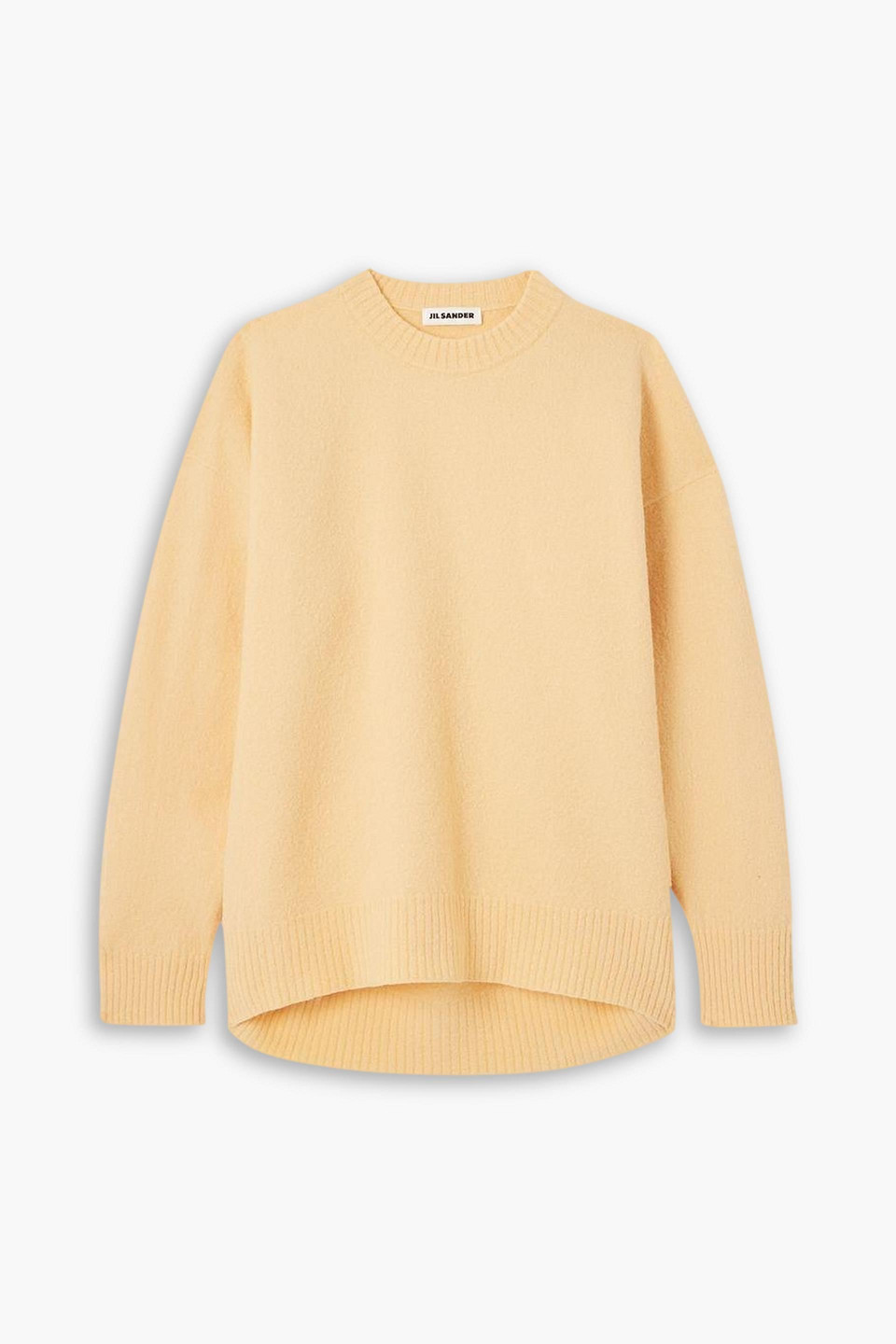 Jil Sander Woman Sweater Ivory Size 0 Wool In Pastel Orange