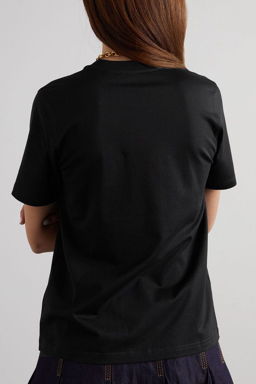 BURBERRY Appliquéd cotton-jersey T-shirt