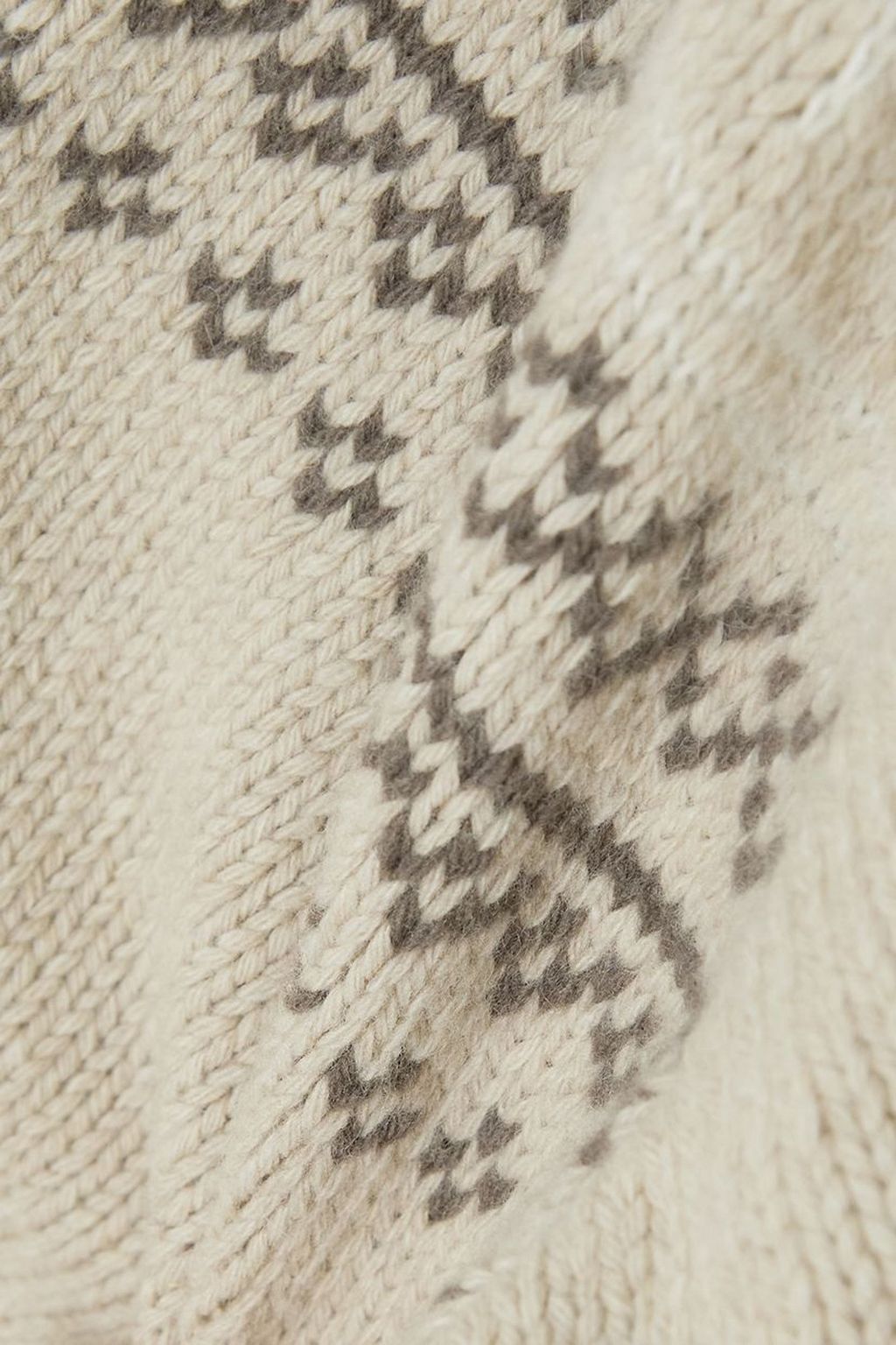 WE NORWEGIANS Fair Isle merino wool and cashmere-blend turtleneck sweater